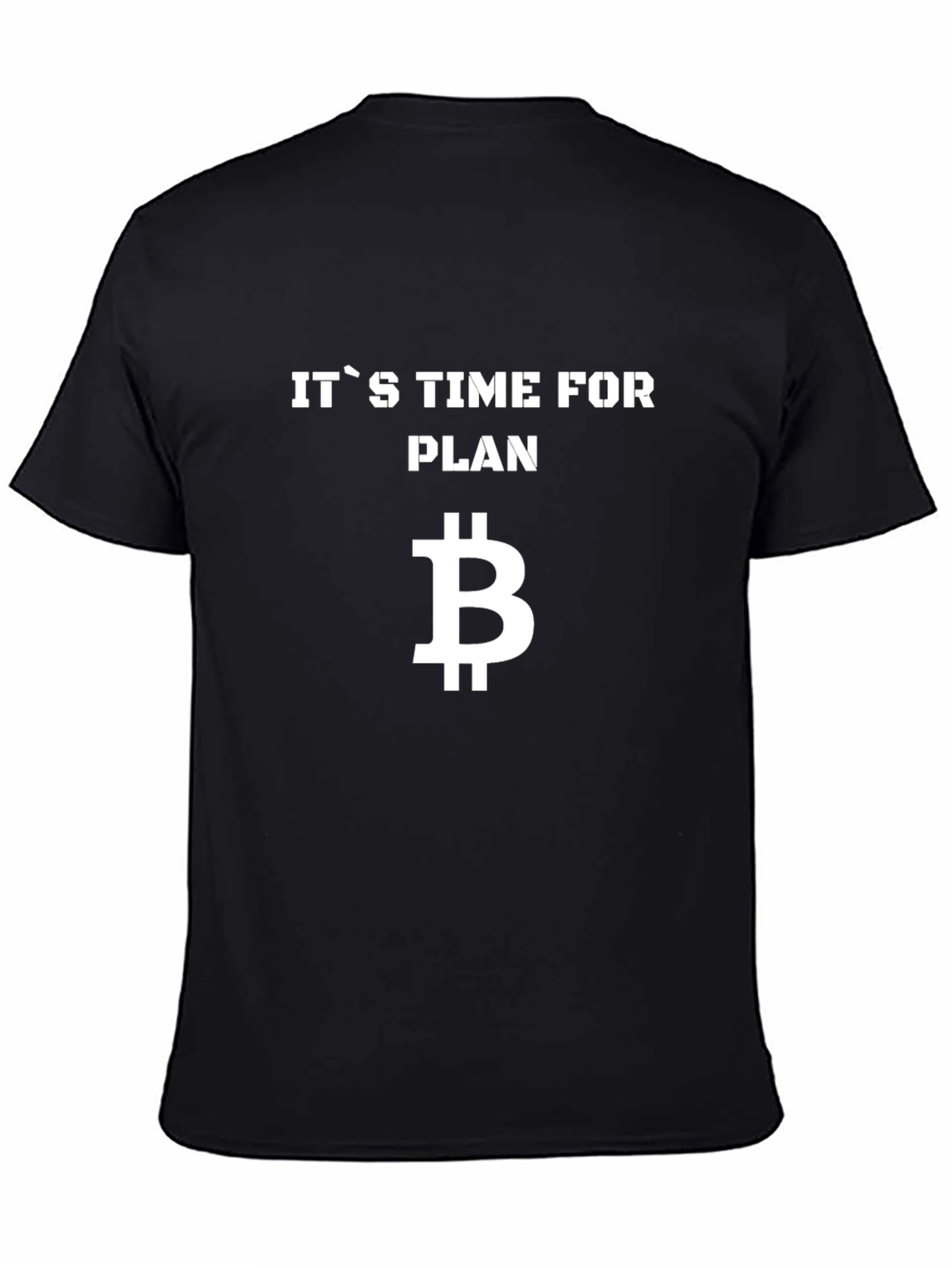 Camiseta Negra Plan B Bitcoin