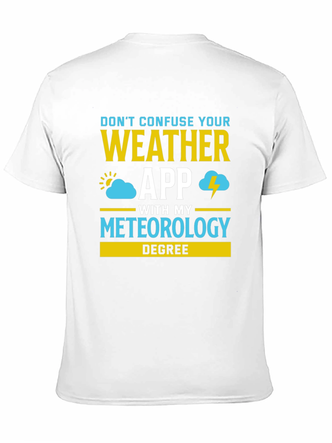 Camiseta Meteorología: ¡No Confundas App con mi Título!