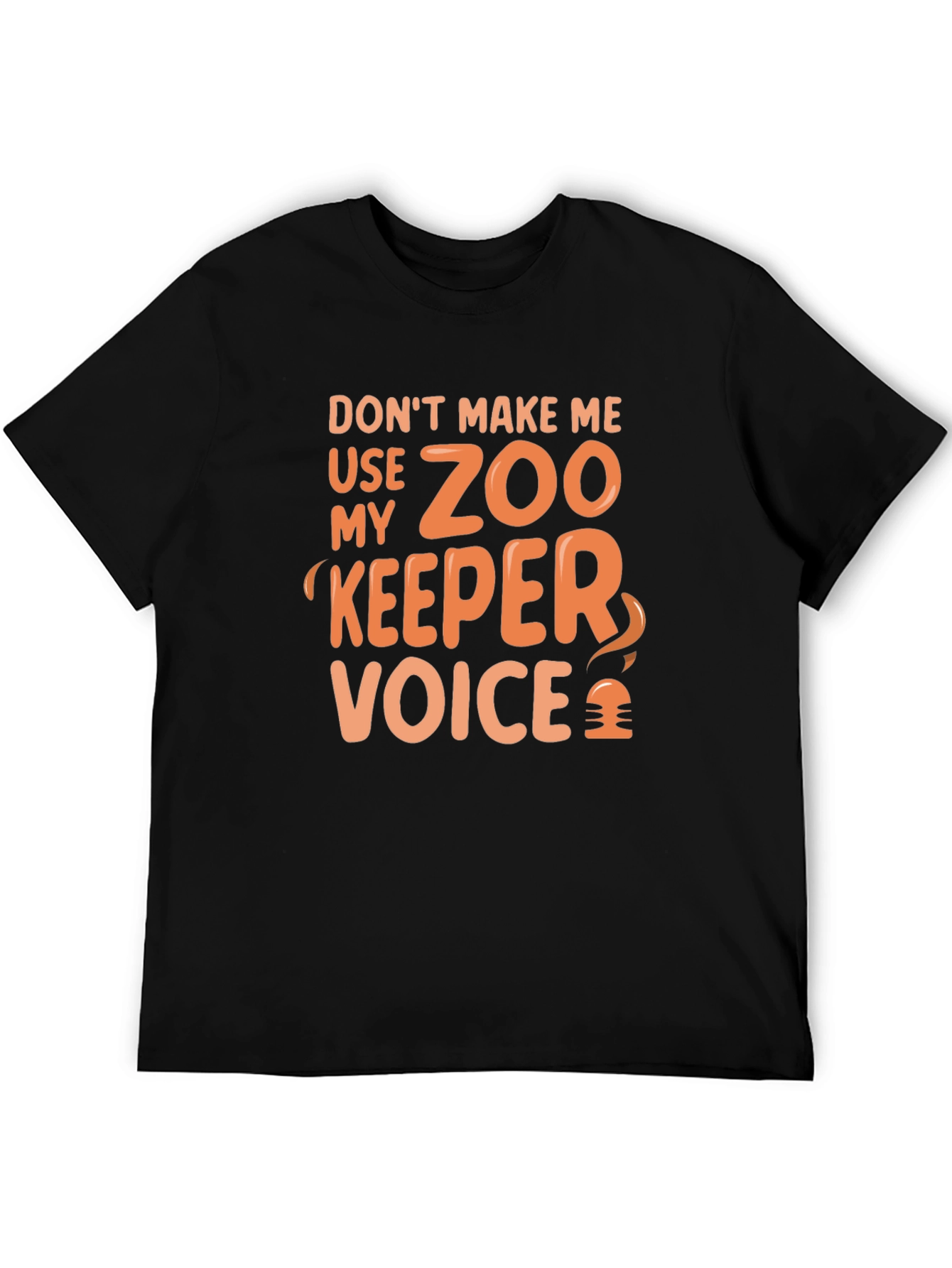 Camiseta Negra: Voz de Guardián del Zoo