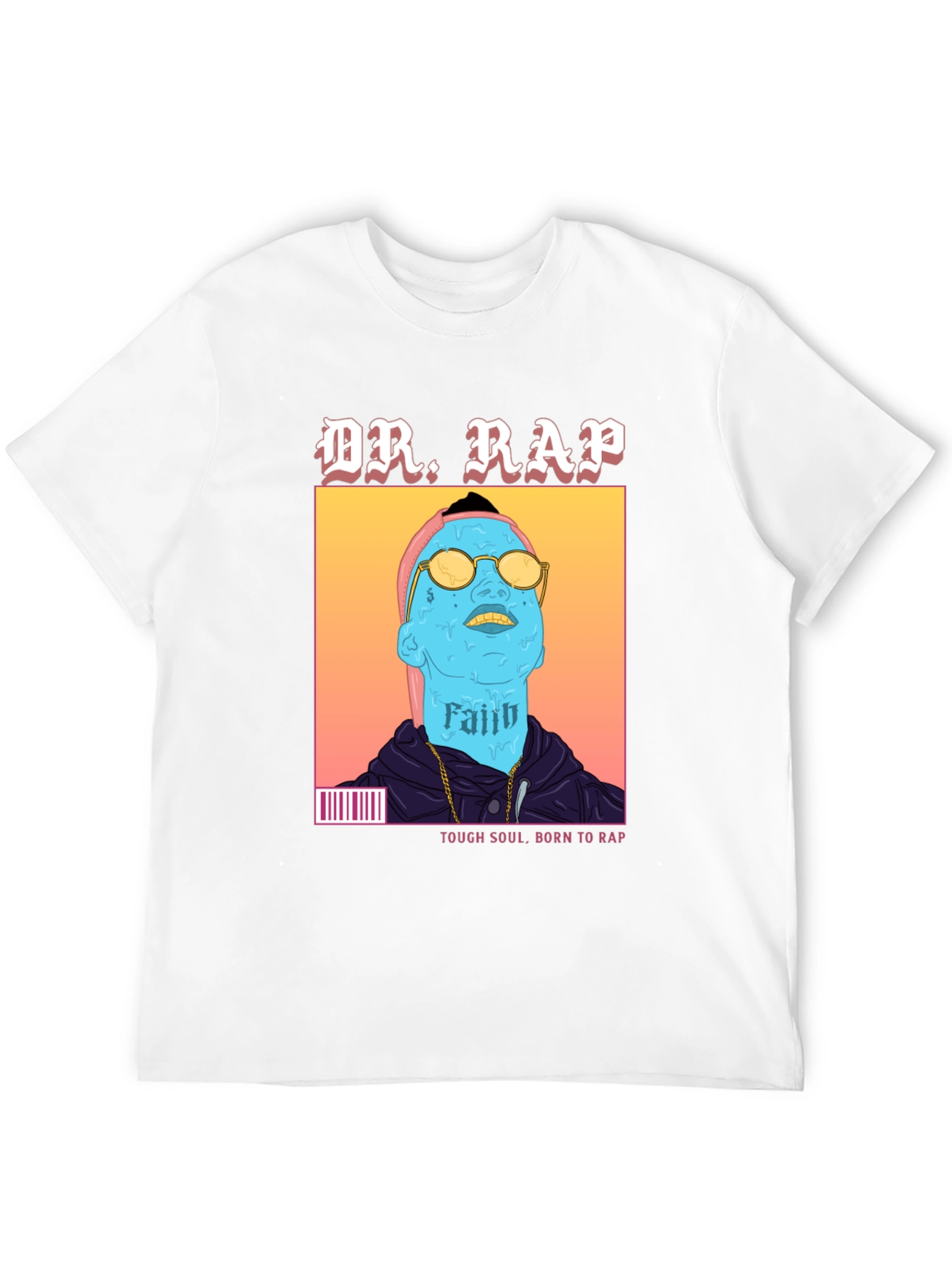 Camiseta Negra Dr. Rap - Estilo Urbano