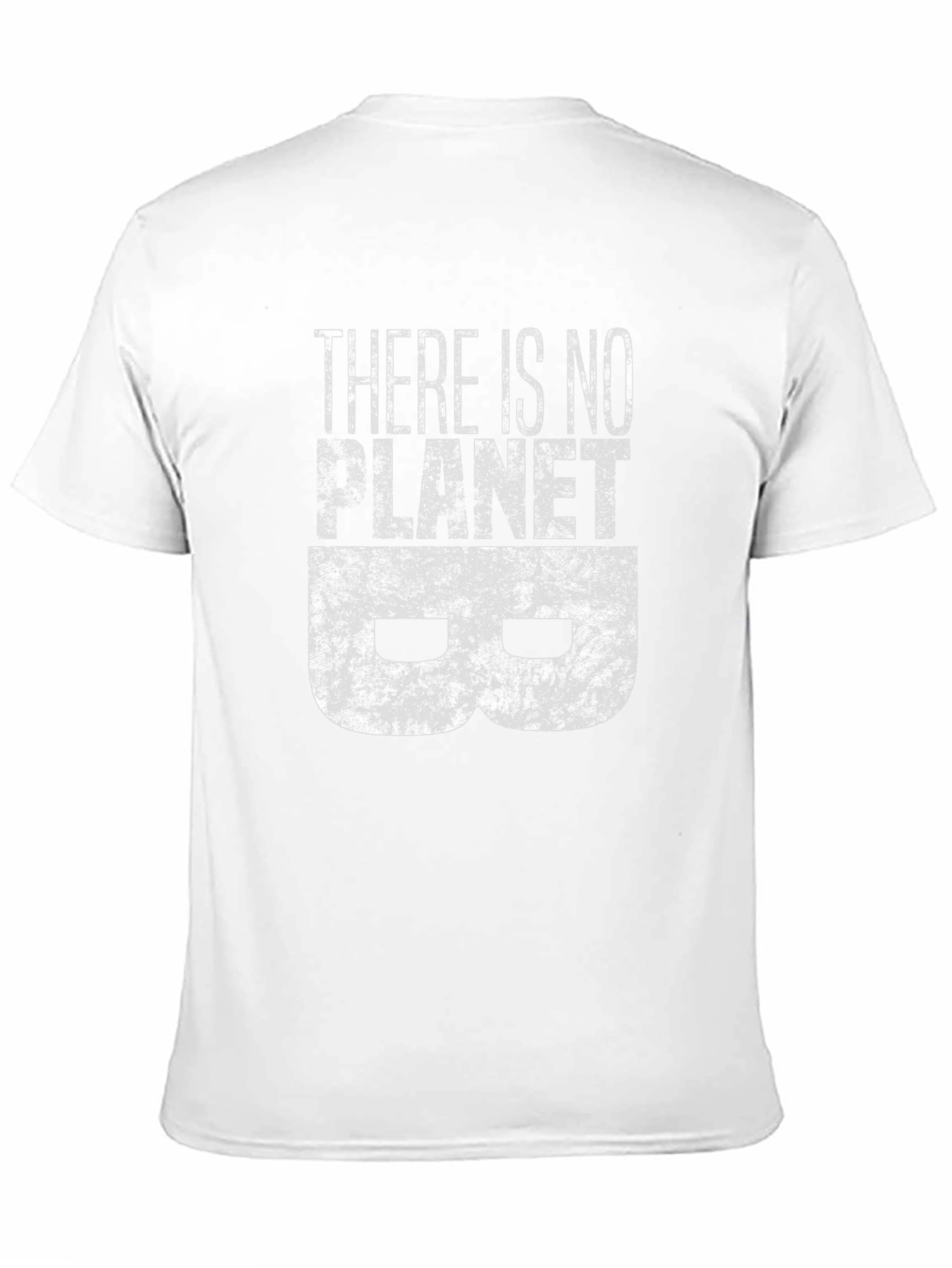 Camiseta Negra con Estampado No hay Planeta B