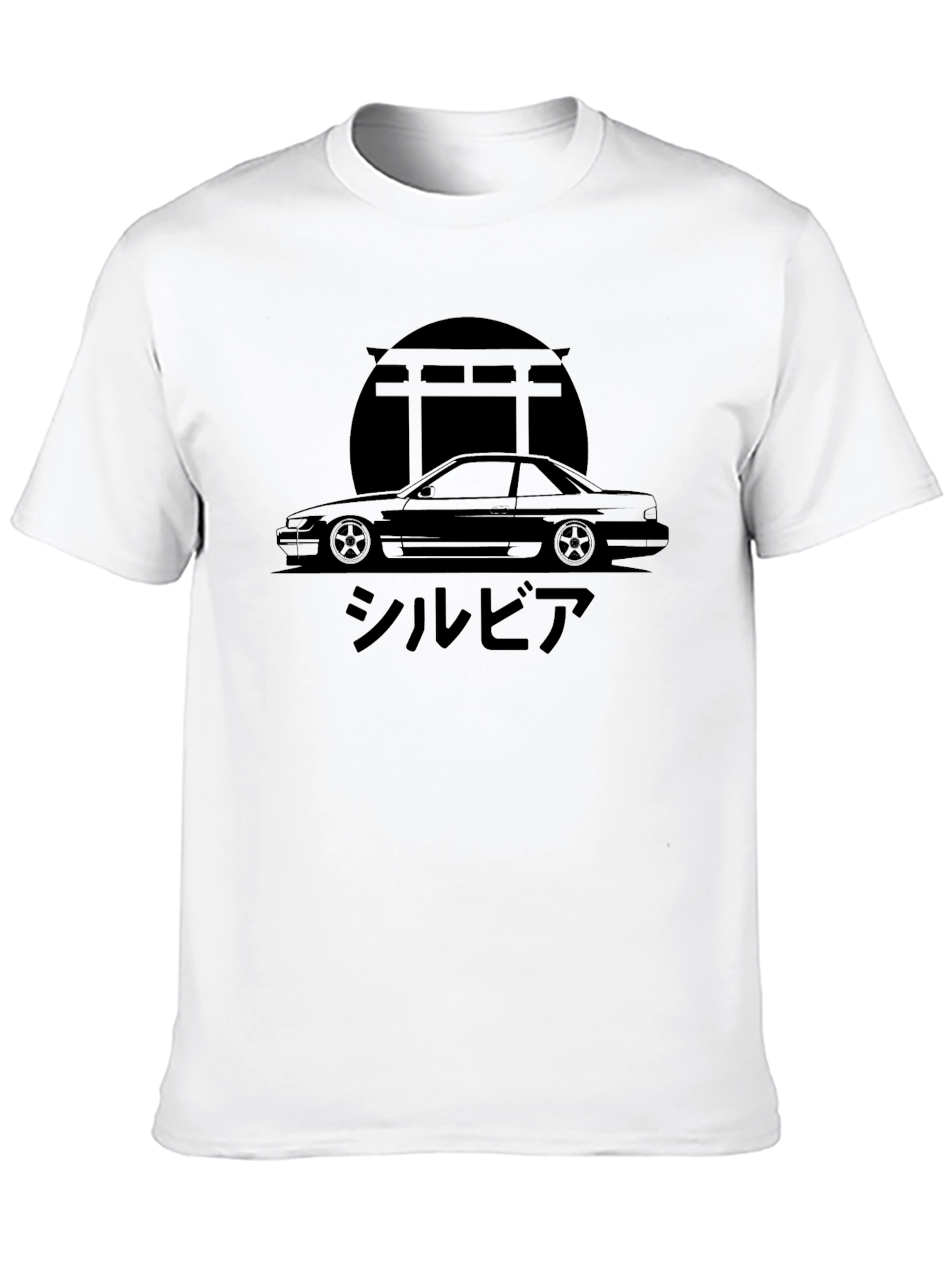 Camiseta Negra Silvia Coche Japonés