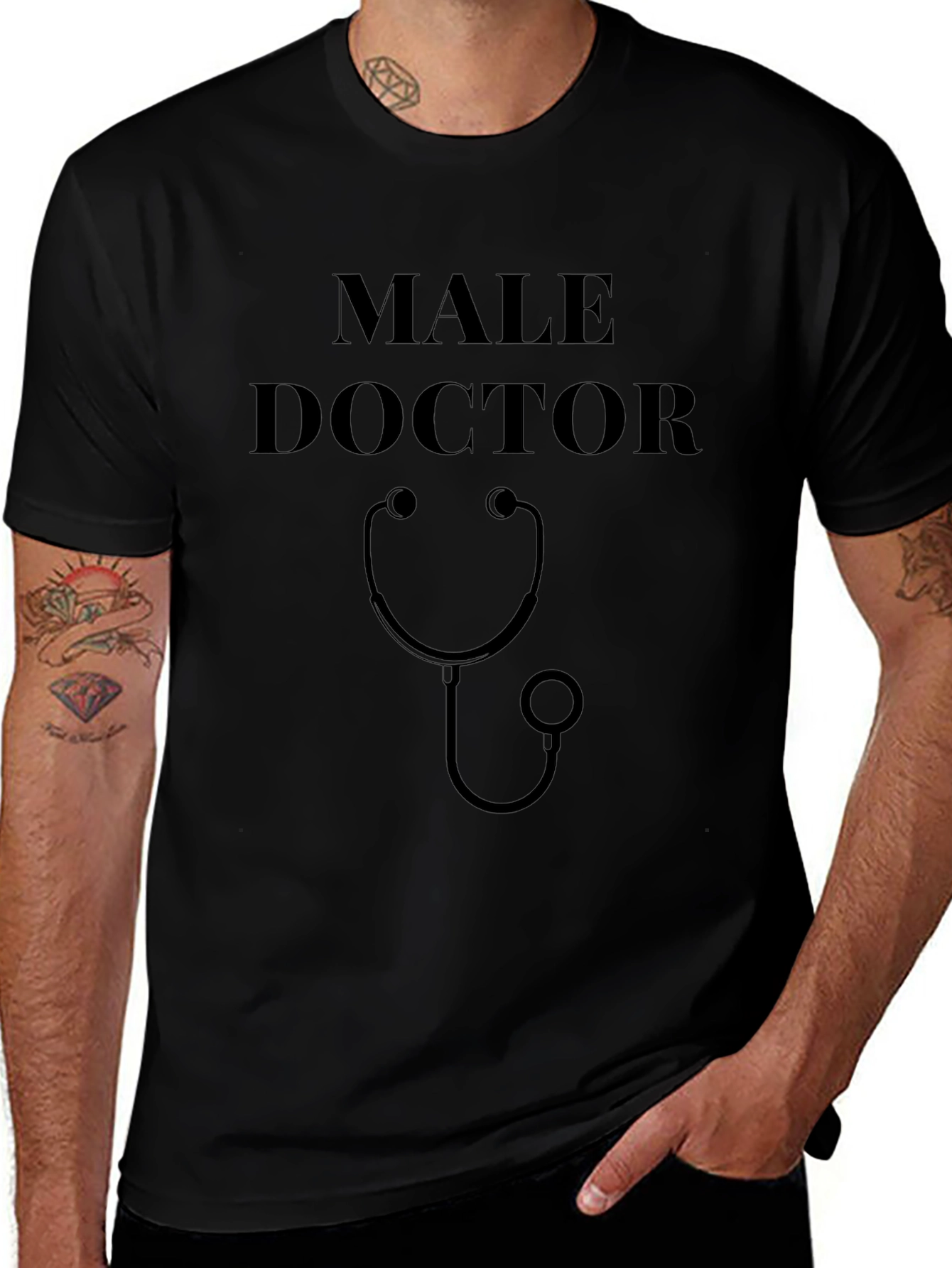 Camiseta Hombre Doctor - Estilo Casual