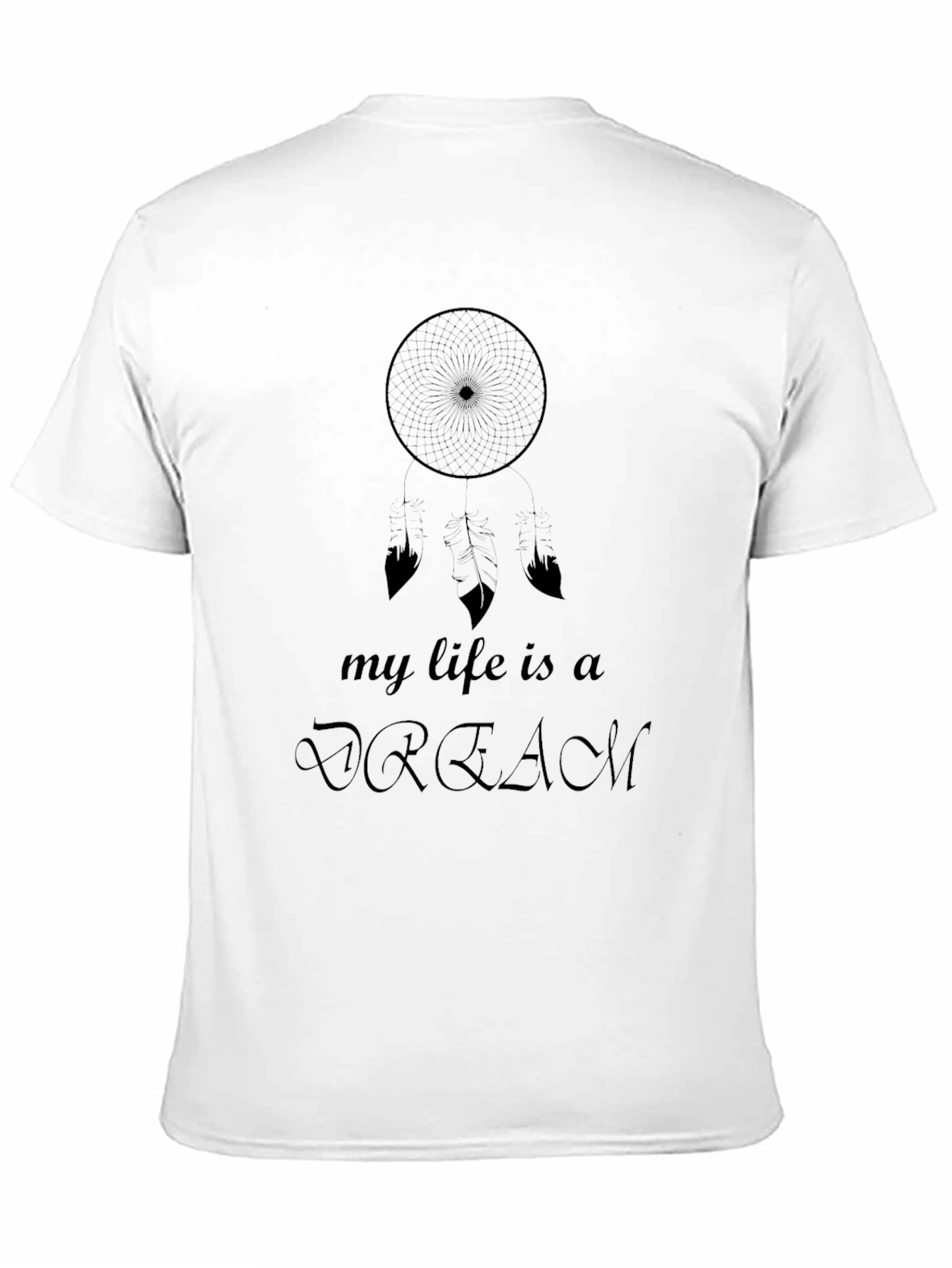 Camiseta Negra My Life is a Dream
