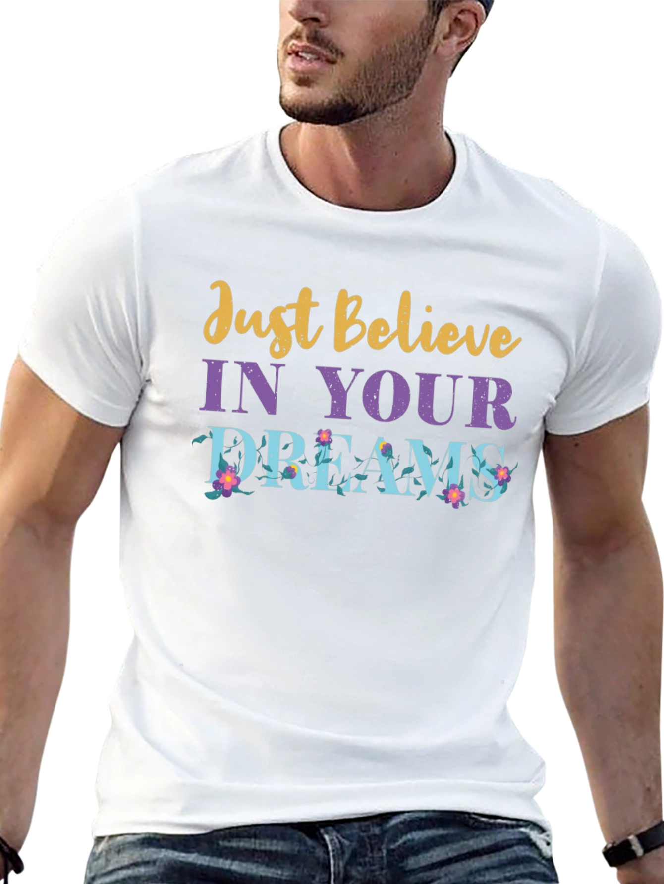 Camiseta Negra con Mensaje Motivacional
