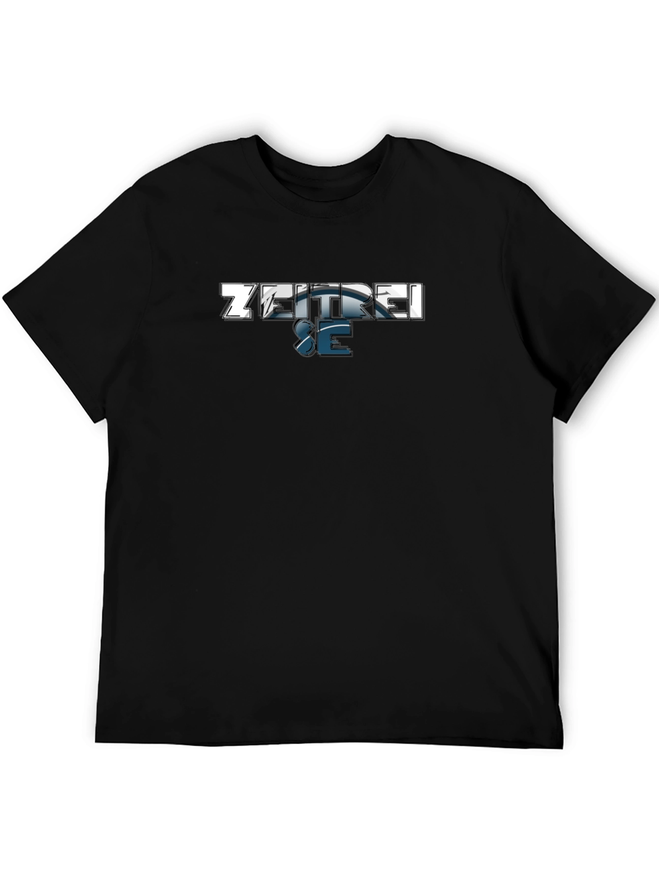 Camiseta Negra con Diseño ZEITREI SE