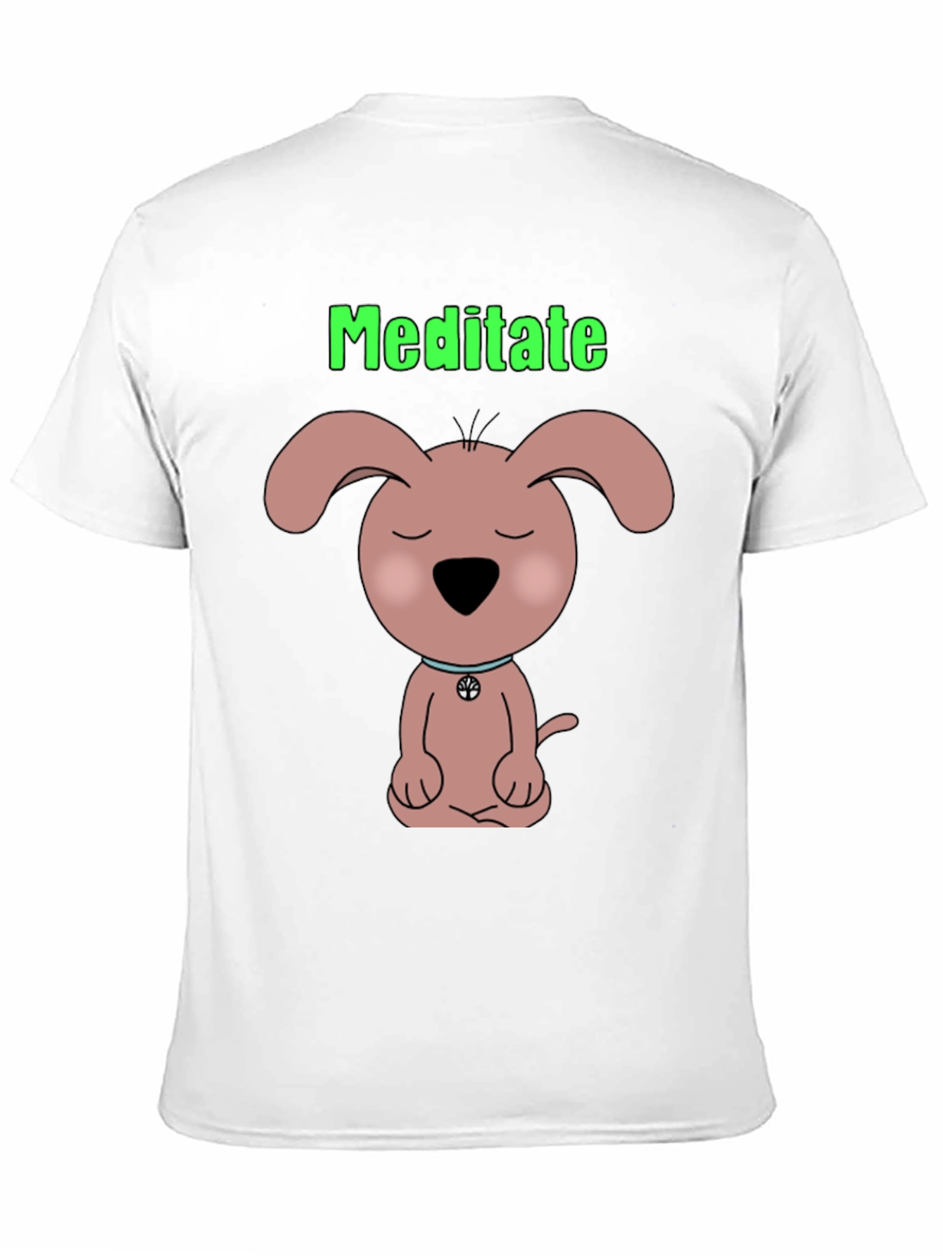 Camiseta Negra Meditación Canina