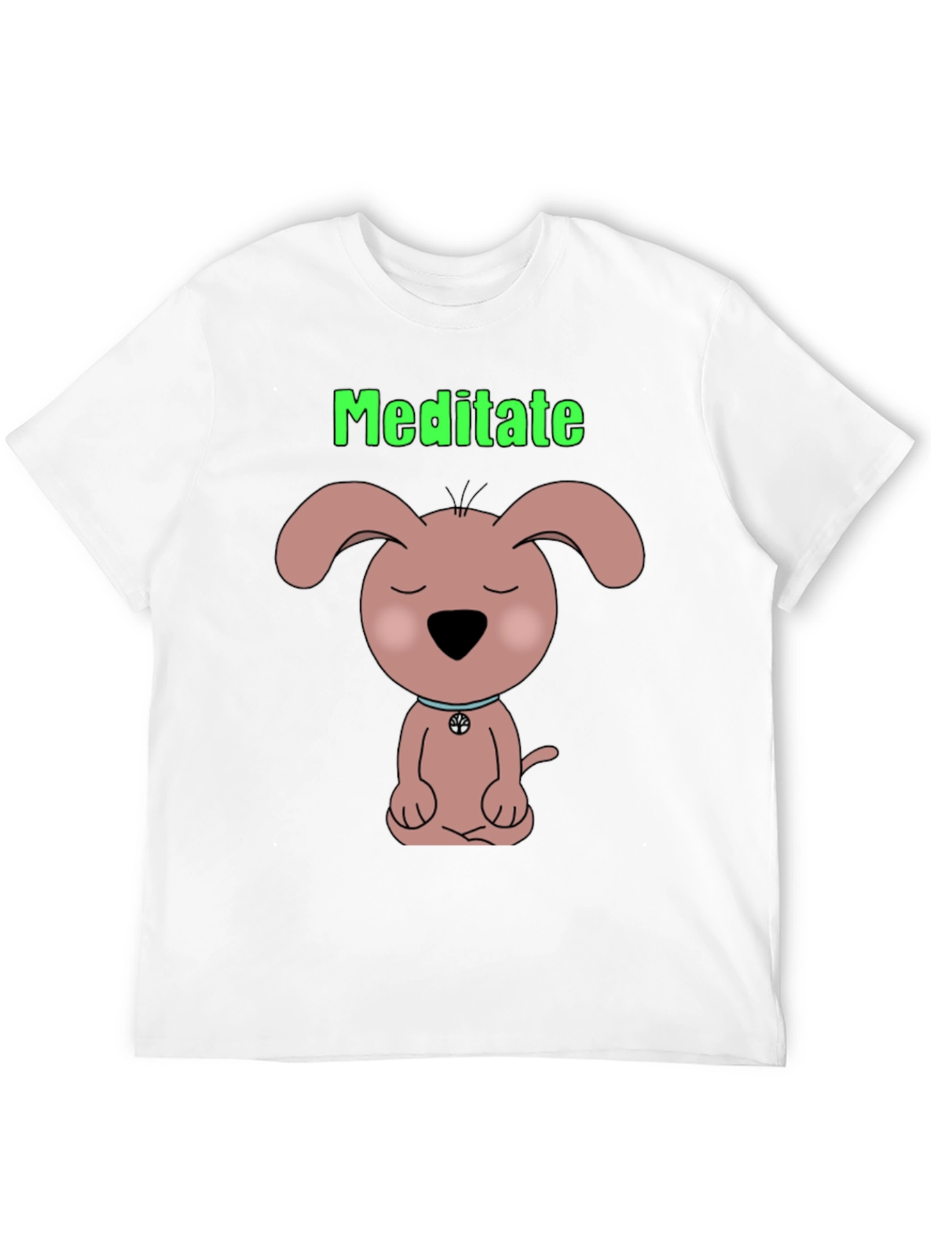 Camiseta Negra Meditación Canina