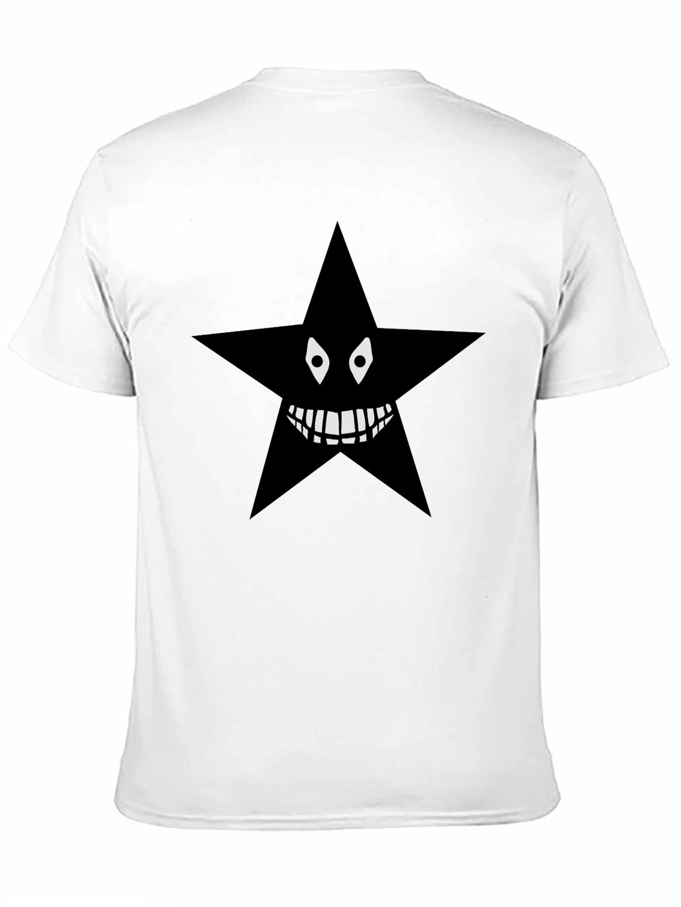 Camiseta Negra con Estrella Malvada