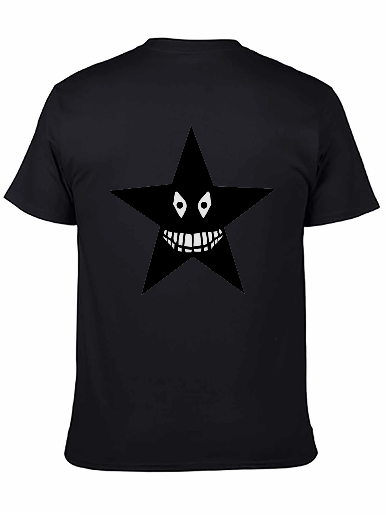 Camiseta Negra con Estrella Malvada