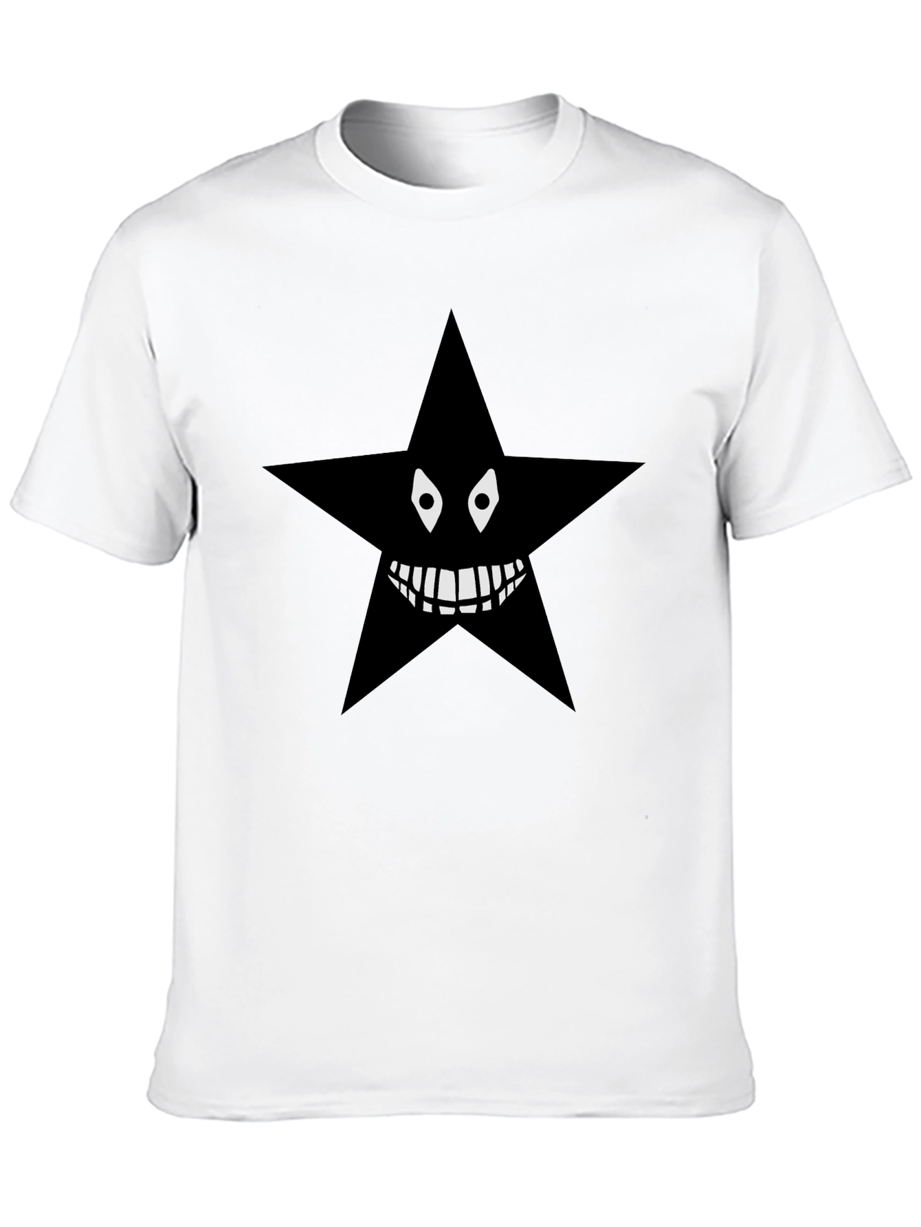 Camiseta Negra con Estrella Malvada