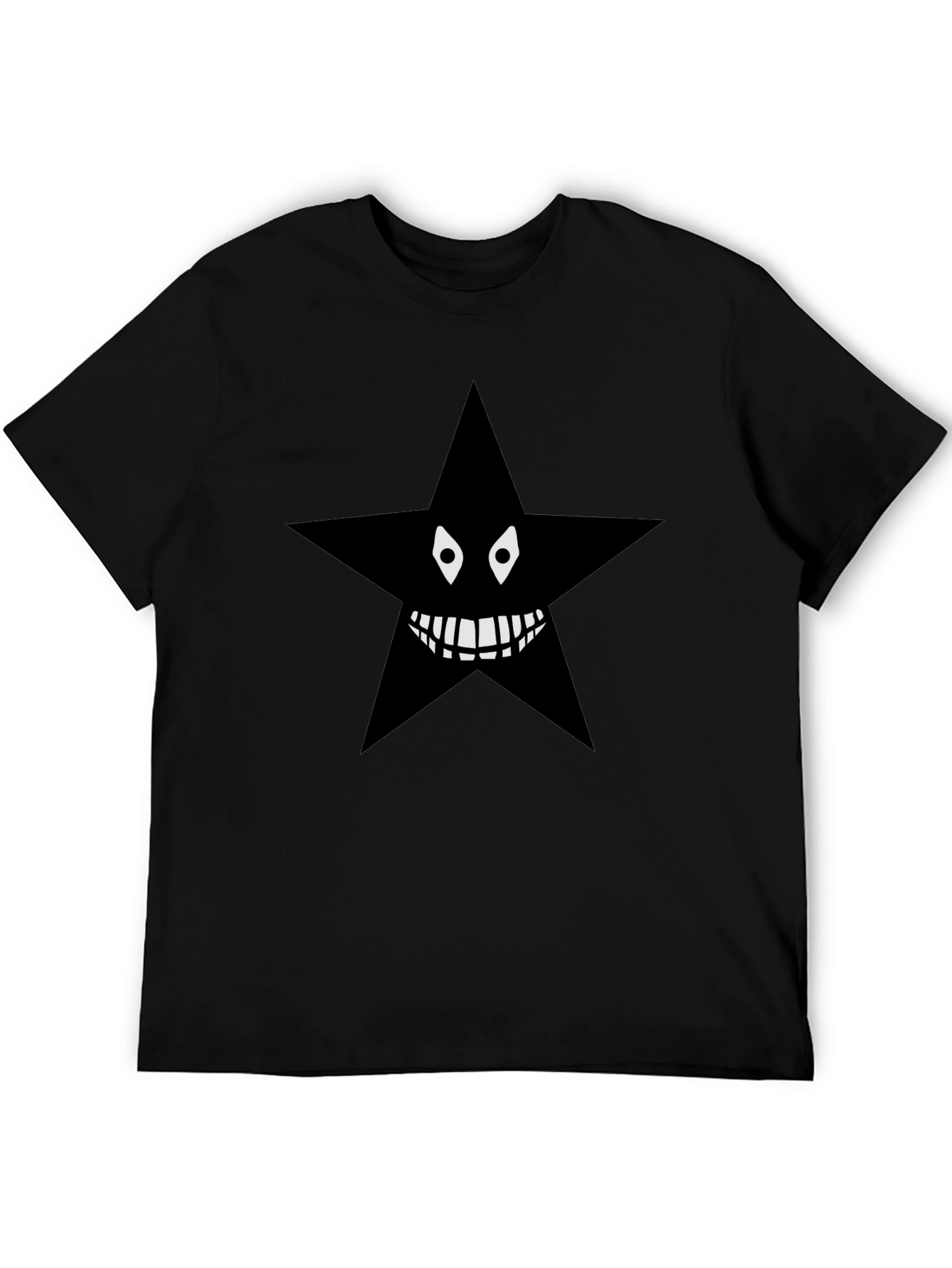 Camiseta Negra con Estrella Malvada
