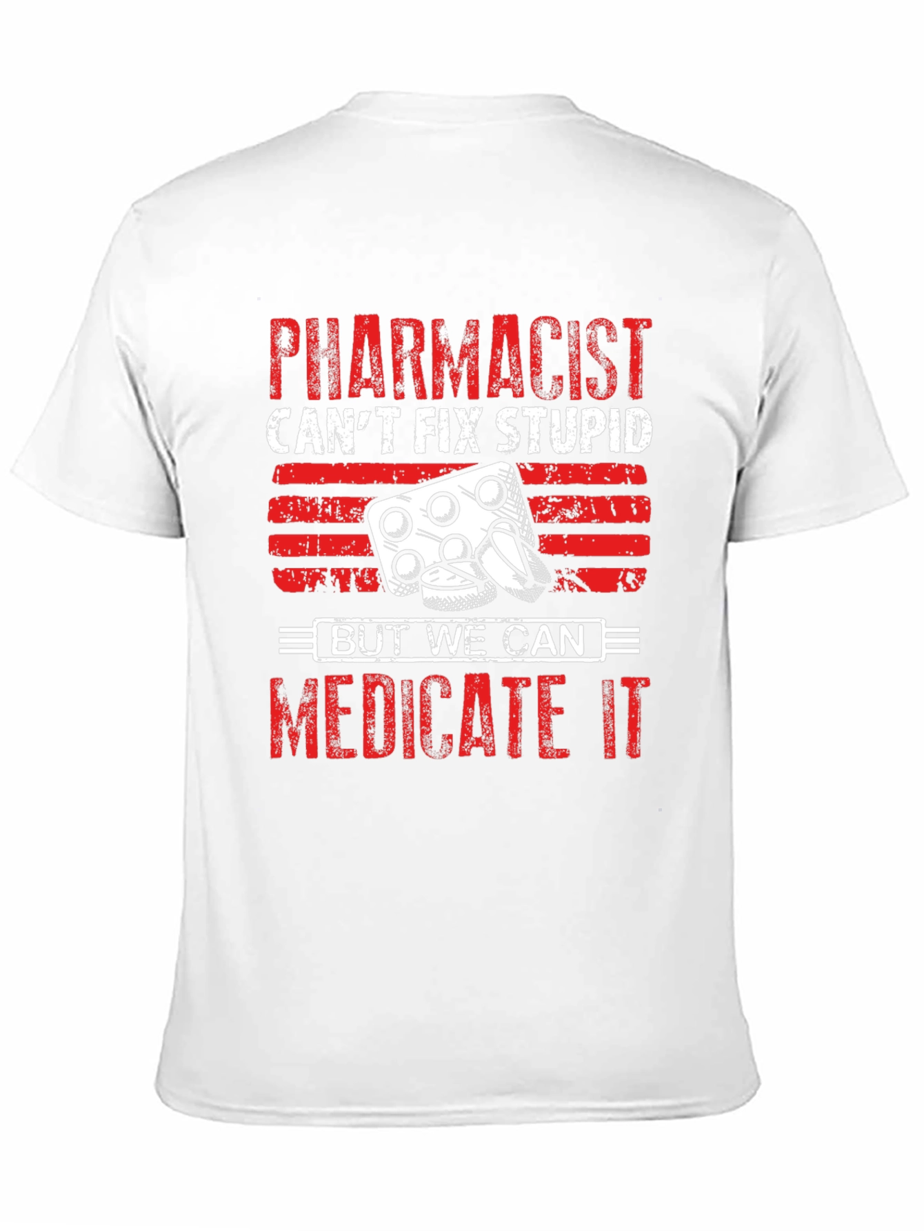 Camiseta Farmacéutico: No Curamos Medicamos