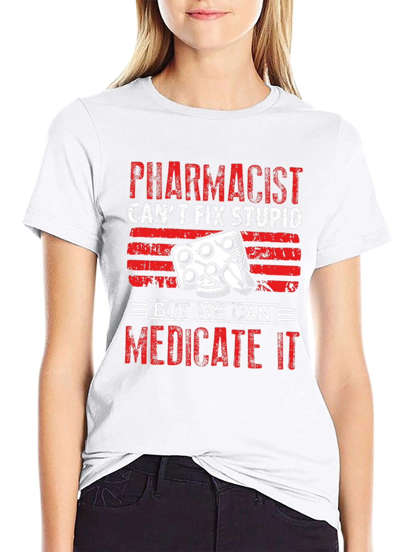 Camiseta Farmacéutico: No Curamos Medicamos