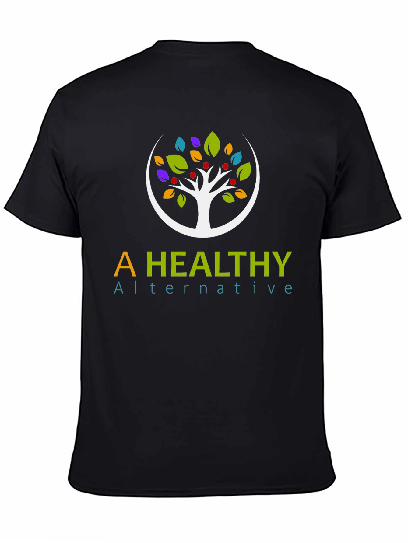 Camiseta Negra A Healthy Alternative