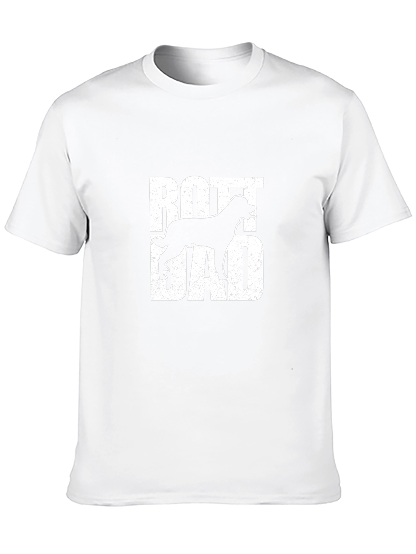 Camiseta Hombre Rott Dad Negra - Diseño Dog Lover