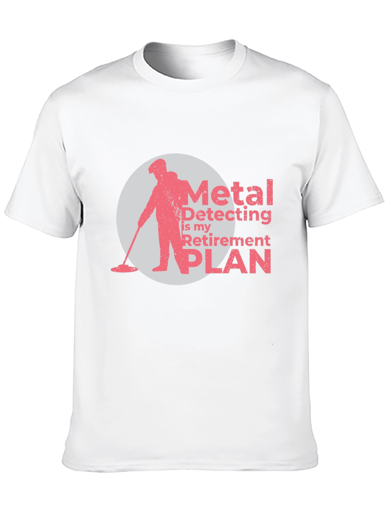 Camiseta Negra con Diseño de Detector de Metales