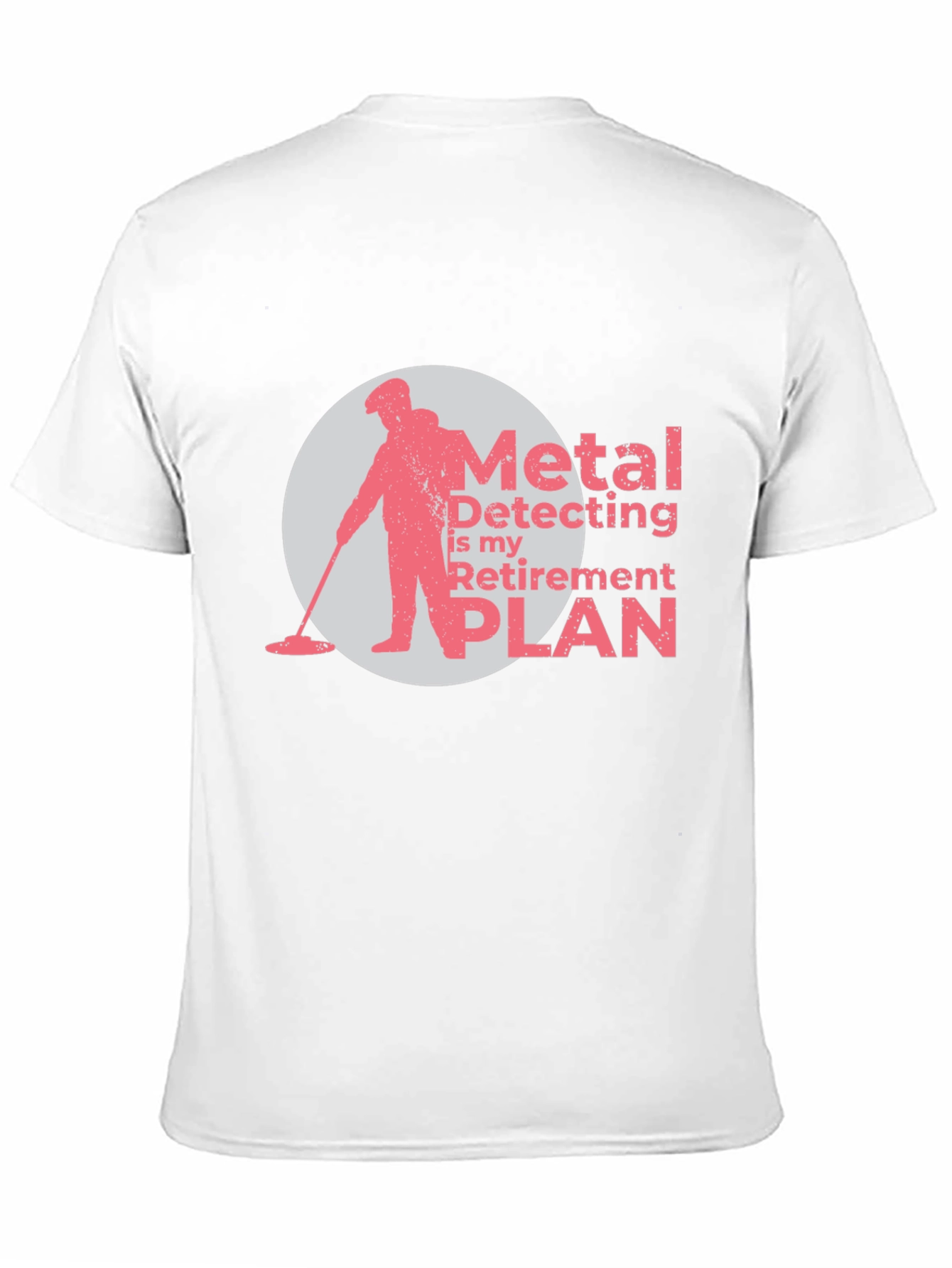 Camiseta Negra con Diseño de Detector de Metales