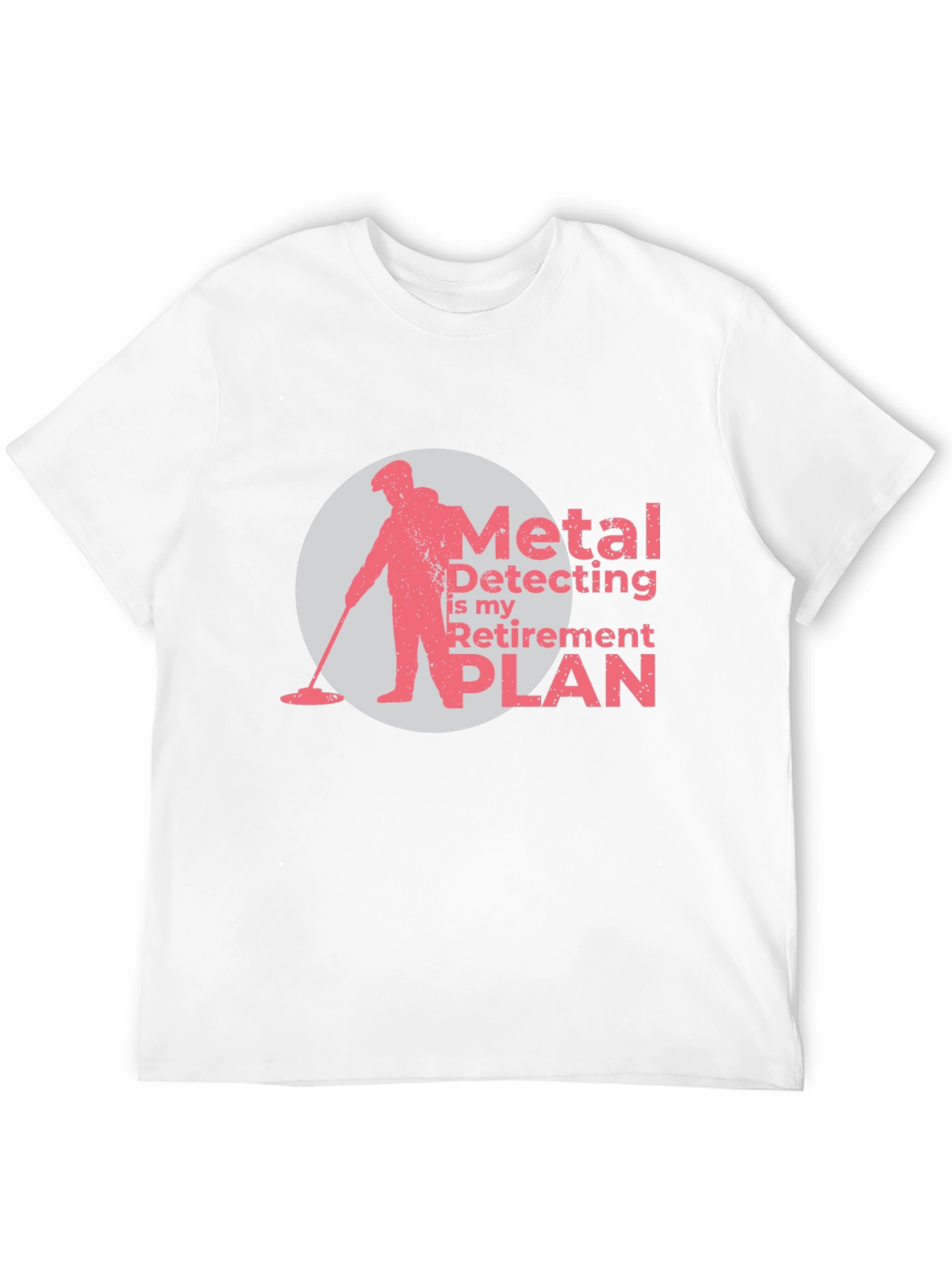Camiseta Negra con Diseño de Detector de Metales