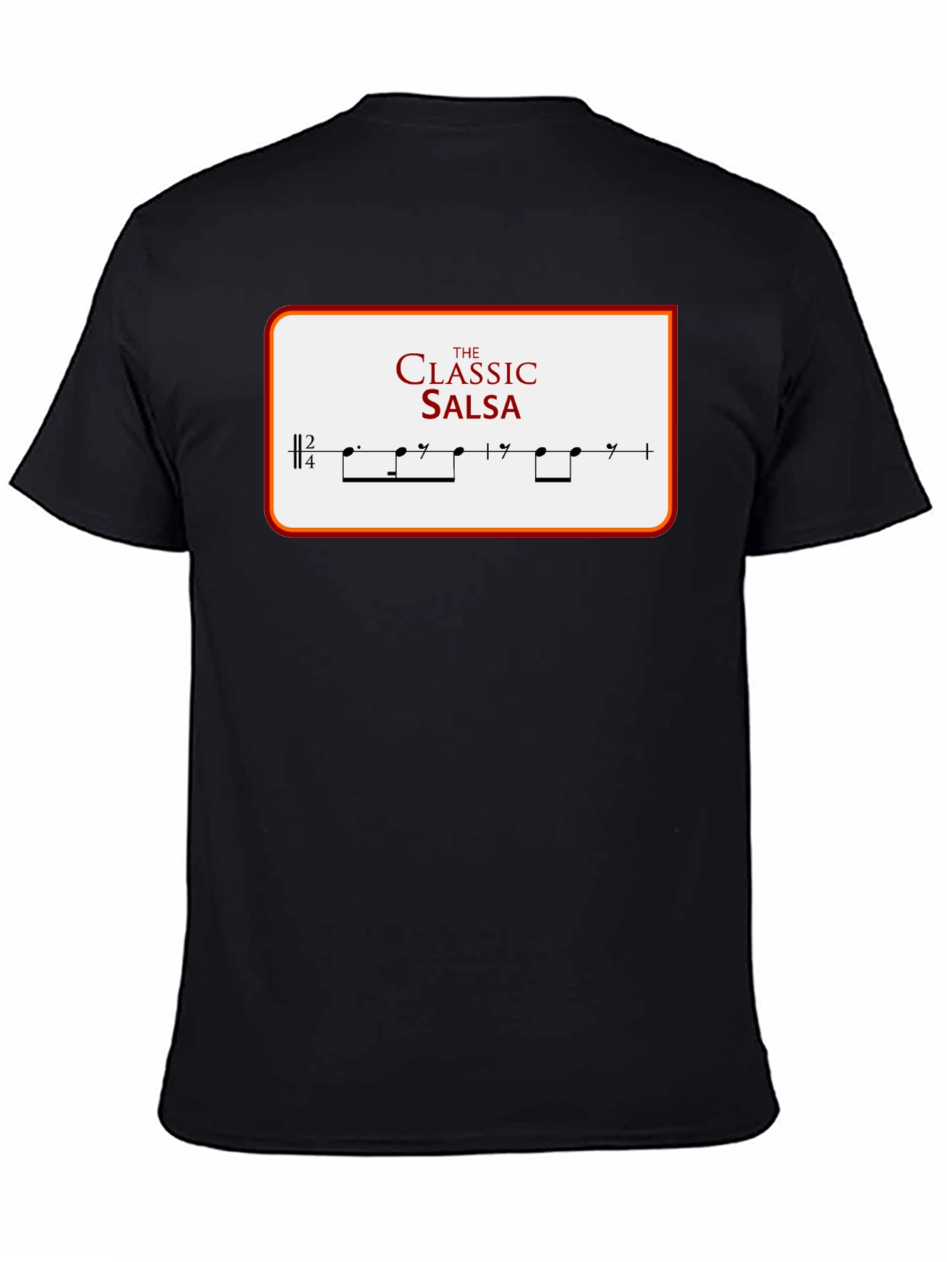 Camiseta Clásica de Salsa con Diseño Musical