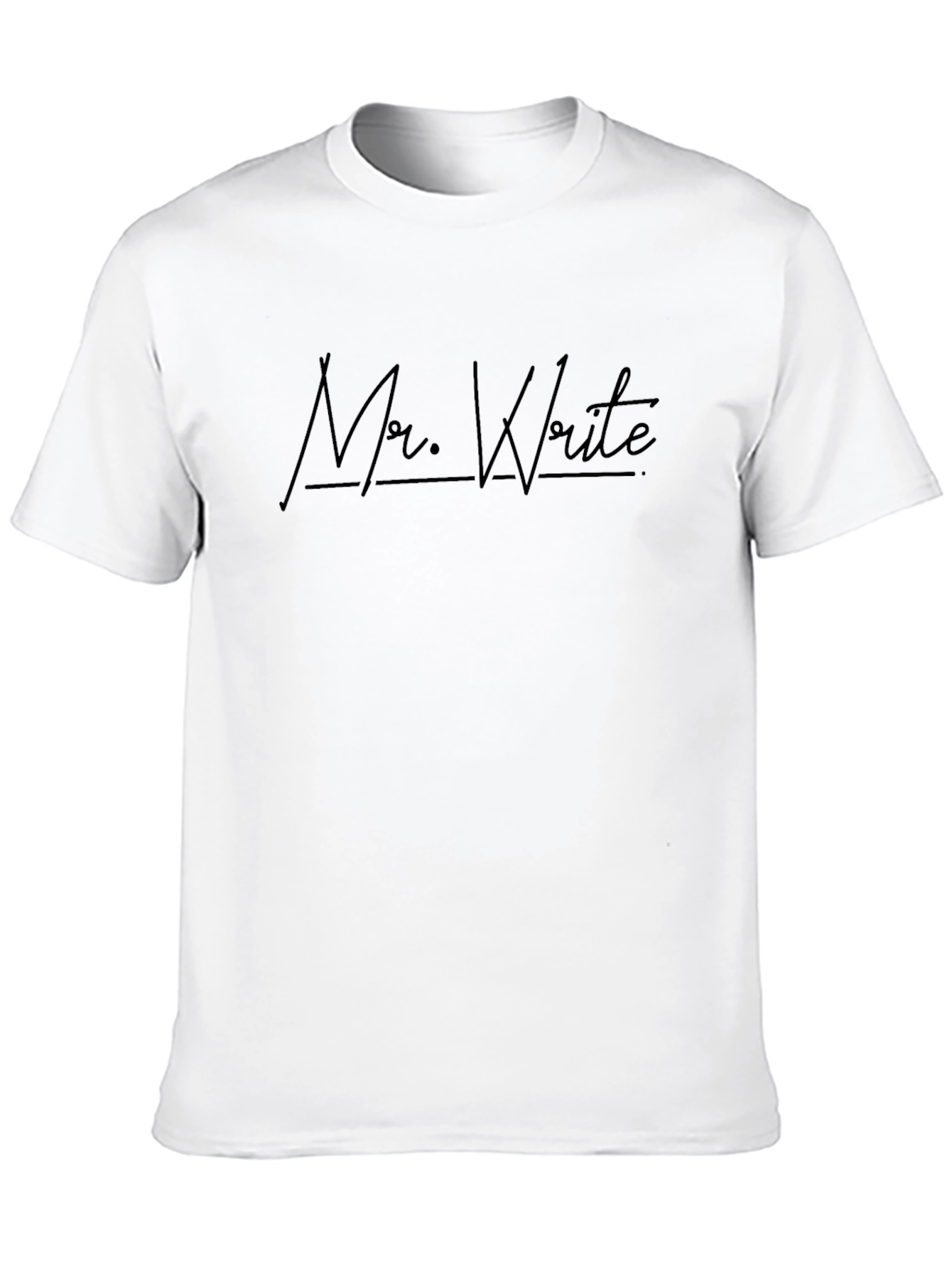 Camiseta Negra Mr. Write para Hombre