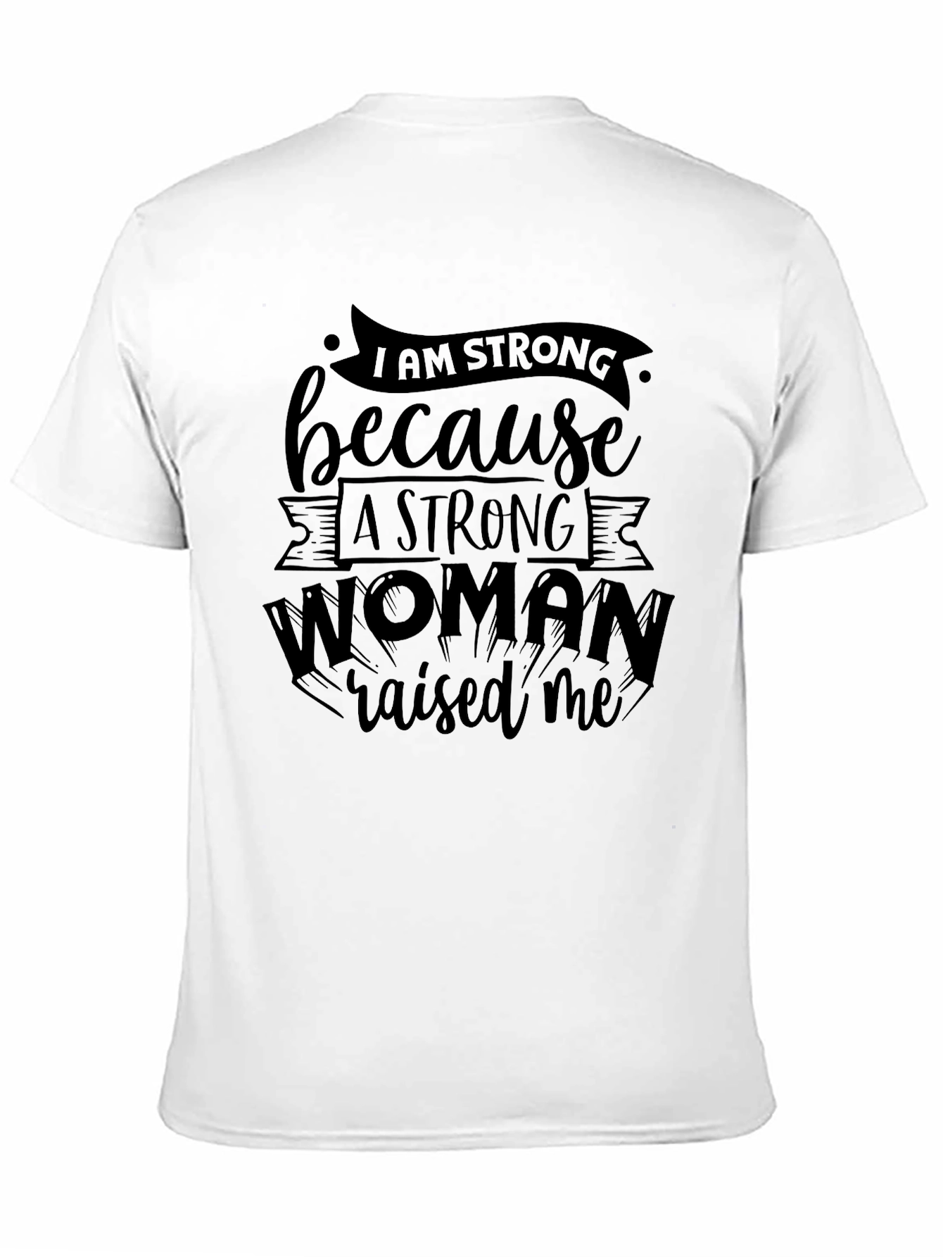 Camiseta Negra Mujer Fuerte