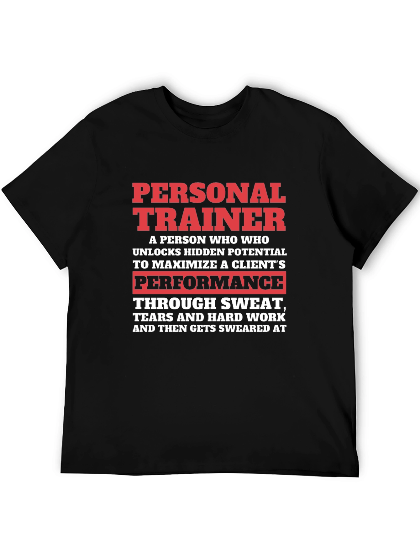 Camiseta Personal Trainer: Sacrificio y Resultados