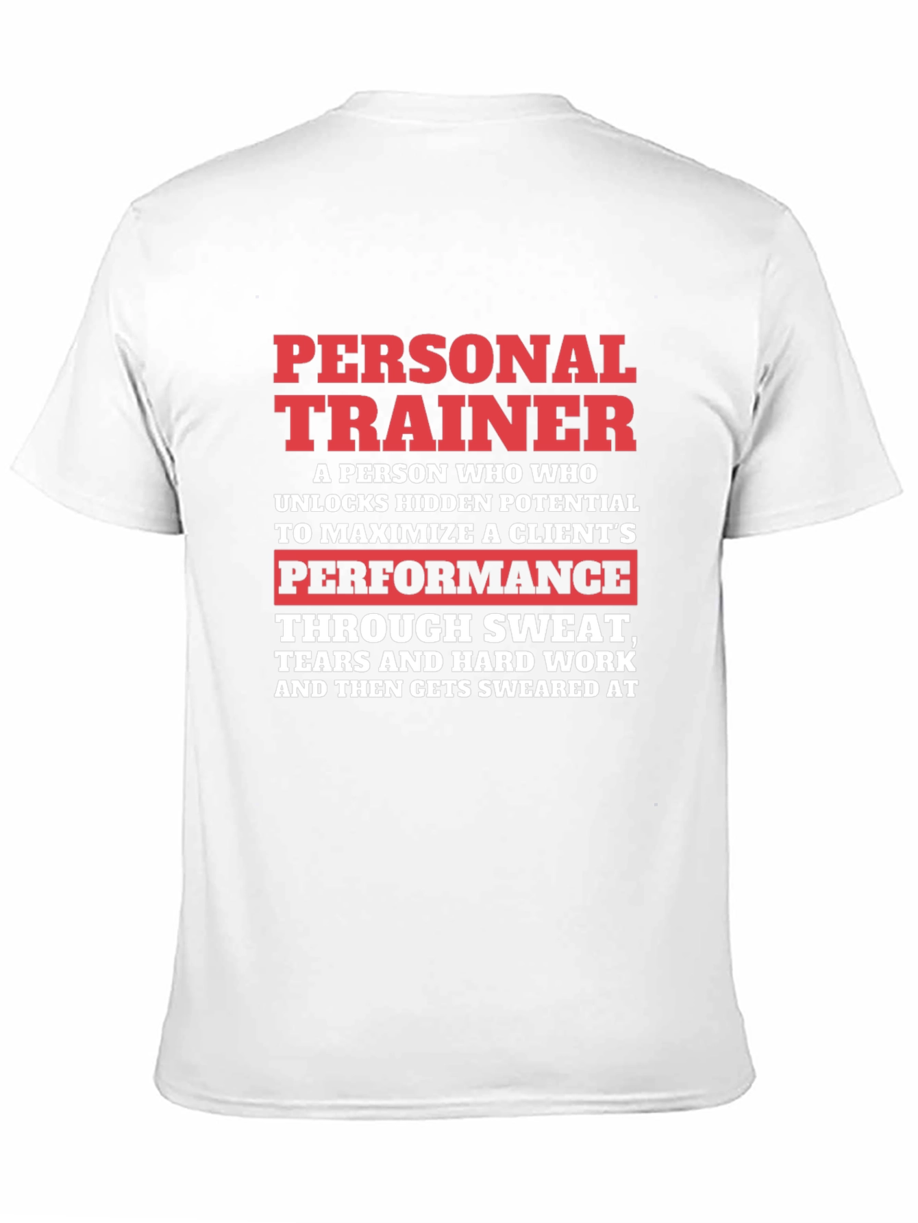 Camiseta Personal Trainer: Sacrificio y Resultados