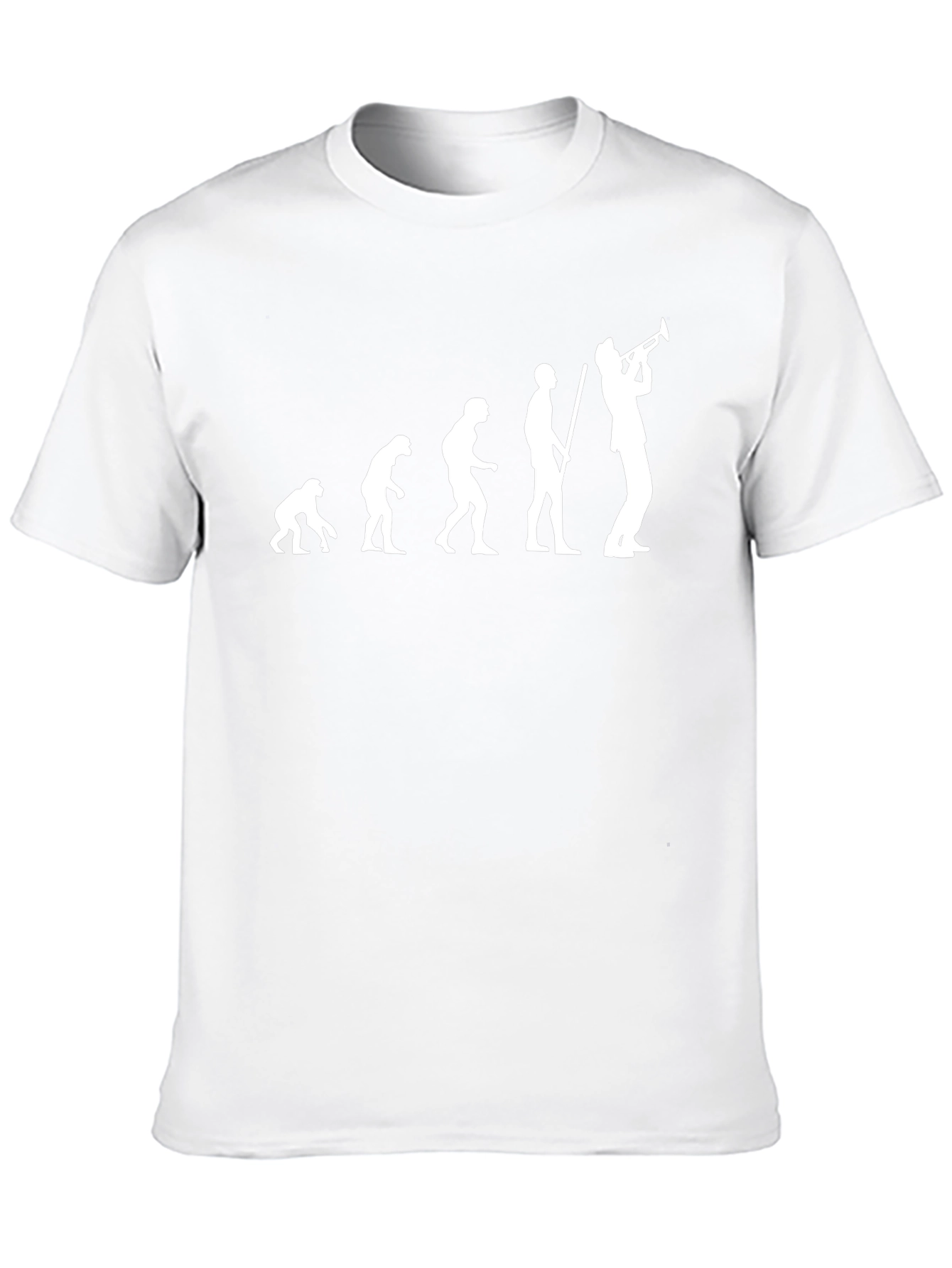 Camiseta Negra Evolución Trompeta Hombre