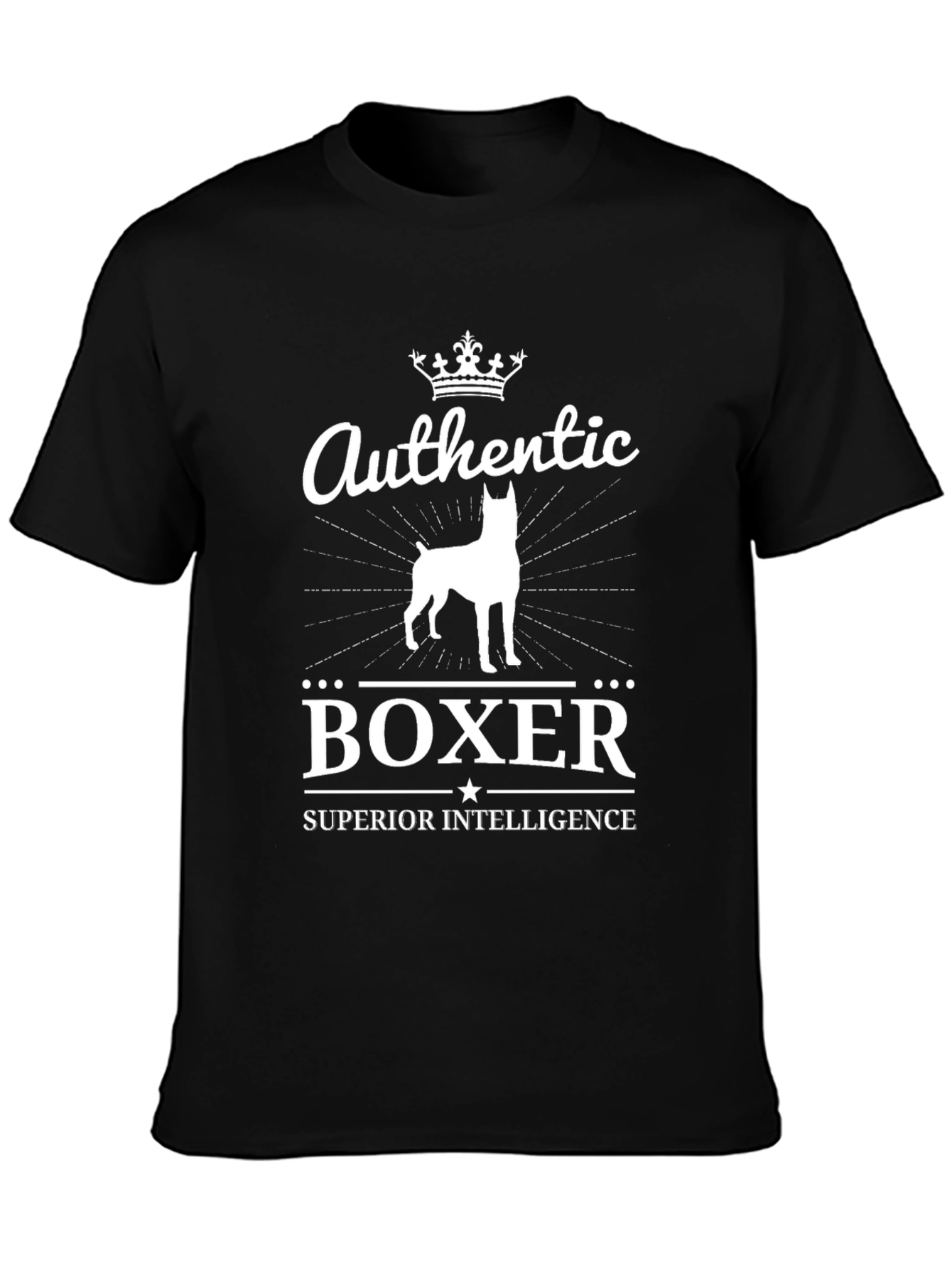 Camiseta Negra Authentic Boxer
