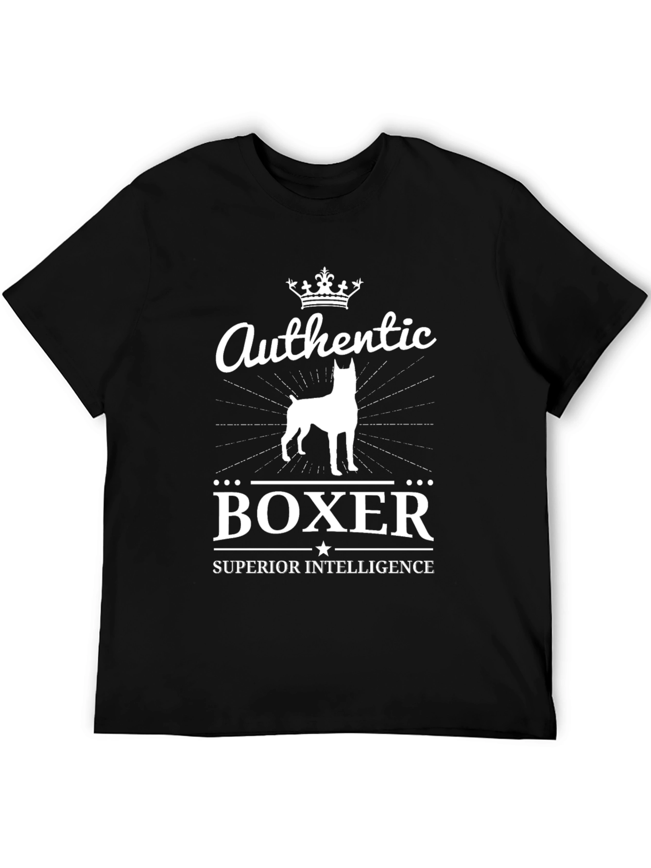 Camiseta Negra Authentic Boxer