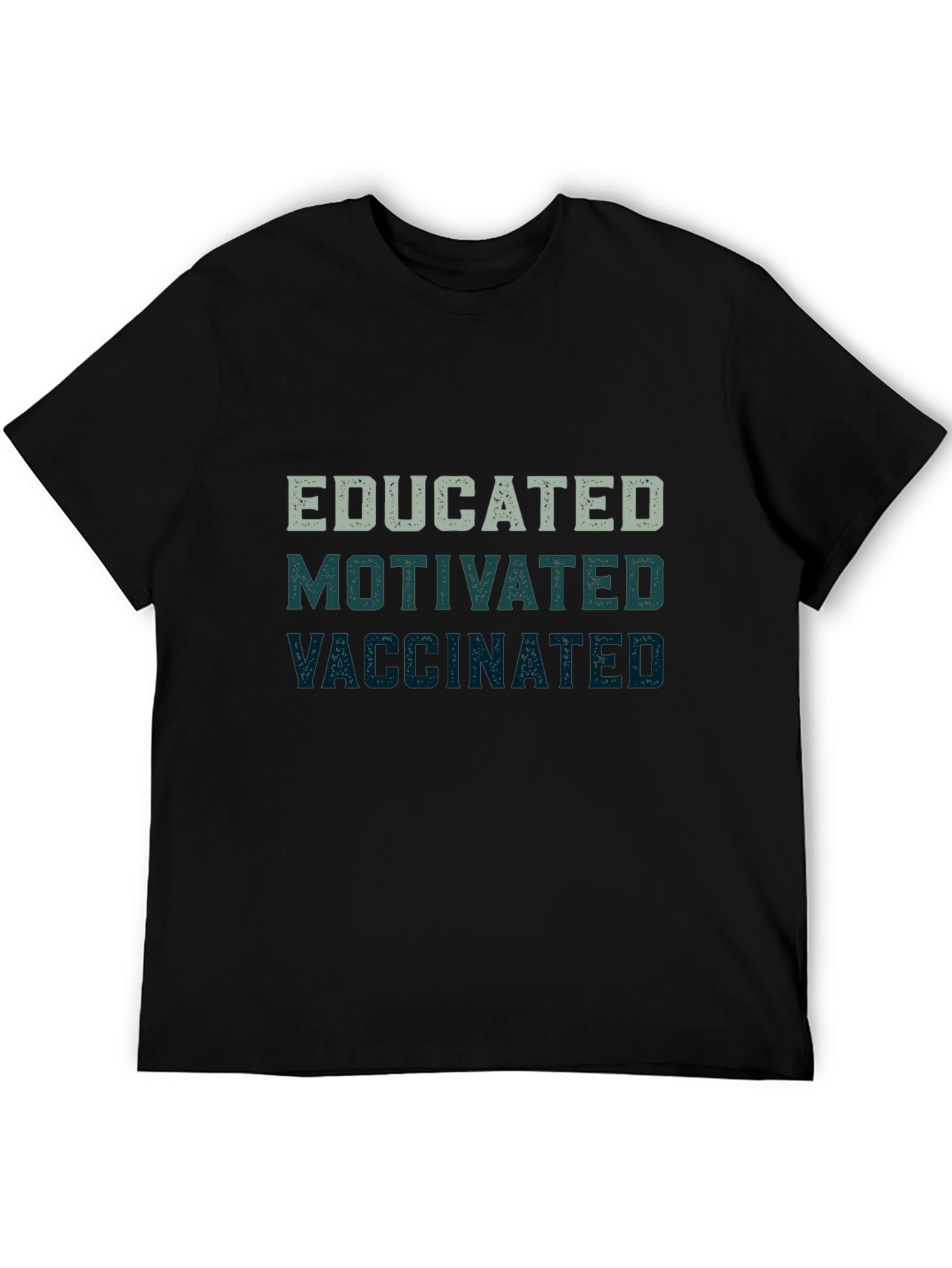 Camiseta Educado Motivado Vacunado - Diseño Original