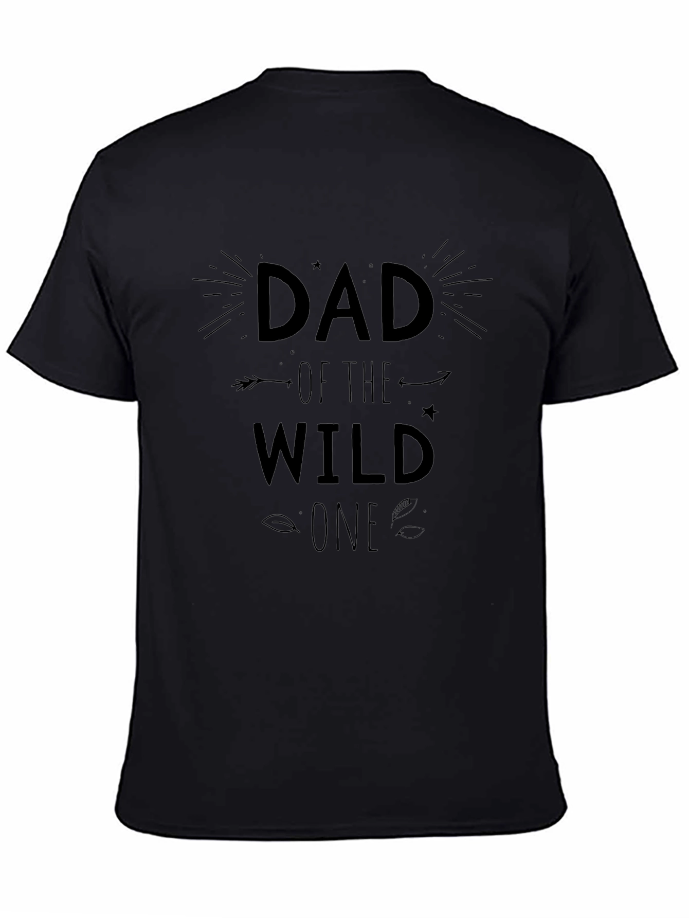 Camiseta Negra Dad of the Wild One