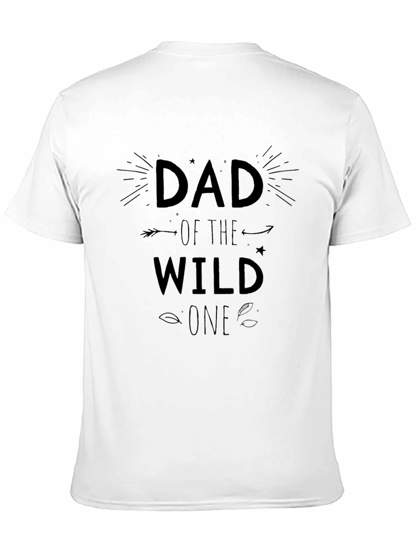 Camiseta Negra Dad of the Wild One