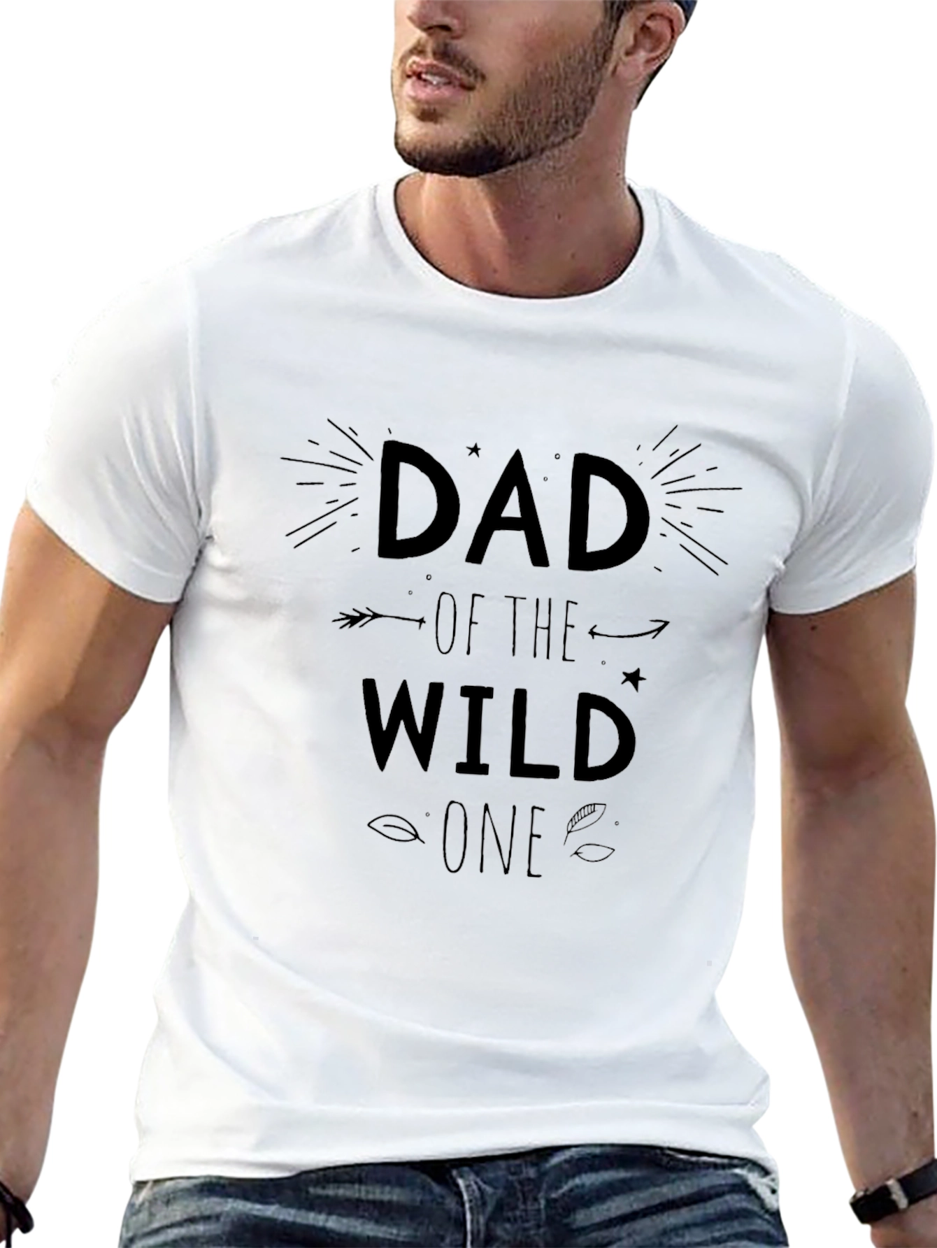 Camiseta Negra Dad of the Wild One