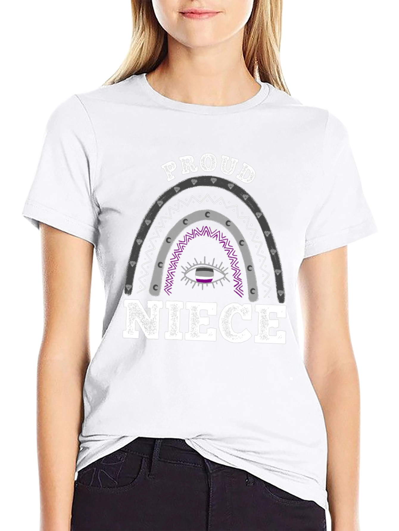 Camiseta Orgullo Asexual: ¡Mi Sobrina Es Genial!