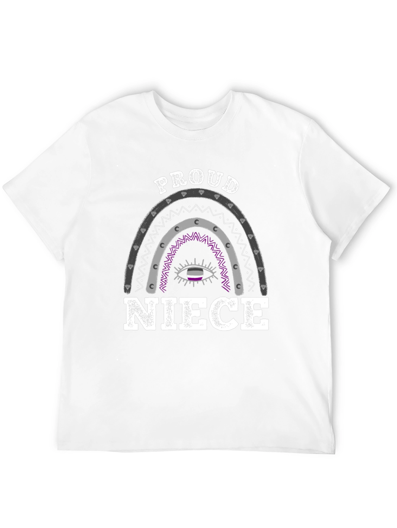 Camiseta Orgullo Asexual: ¡Mi Sobrina Es Genial!