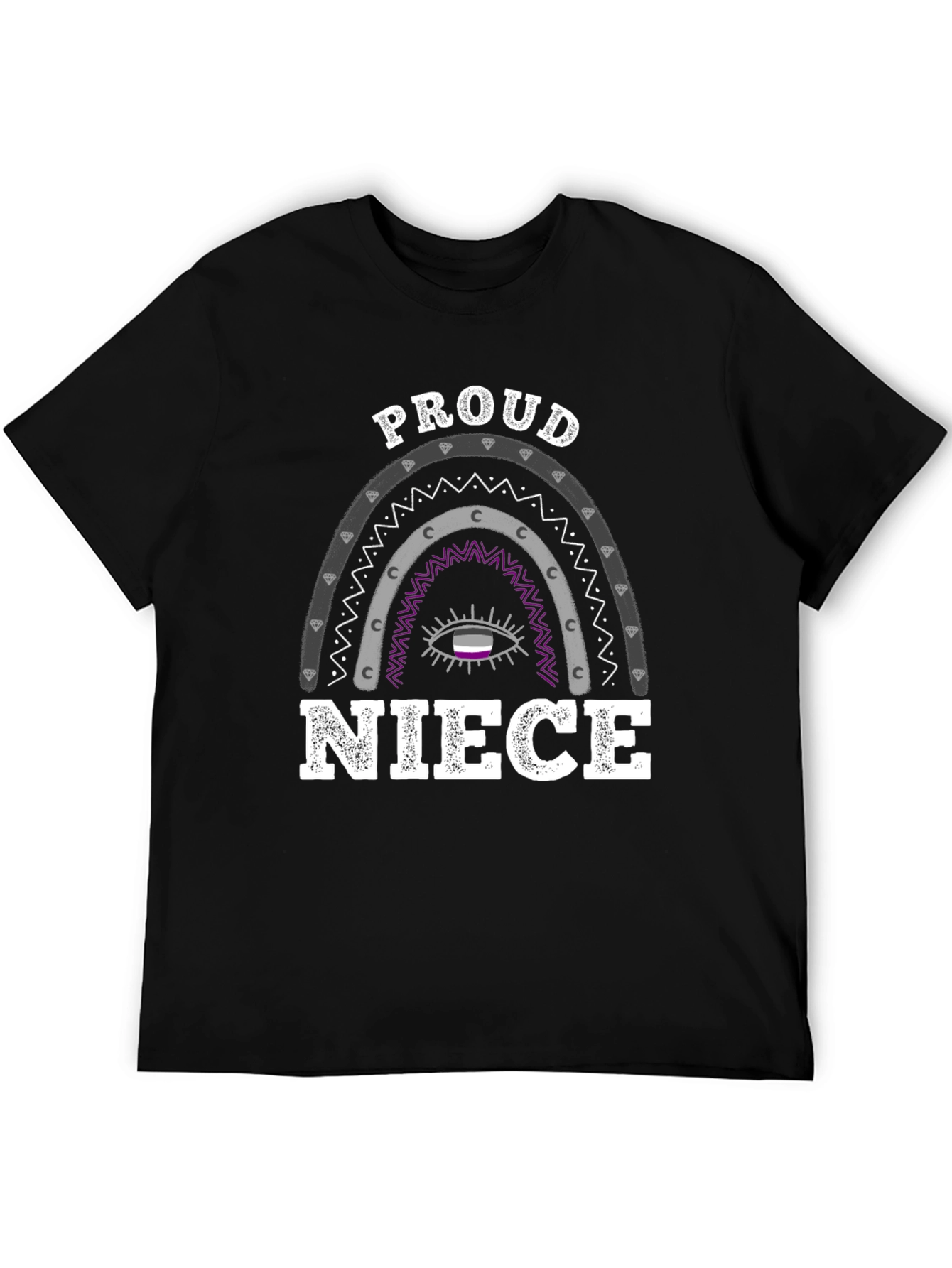 Camiseta Orgullo Asexual: ¡Mi Sobrina Es Genial!