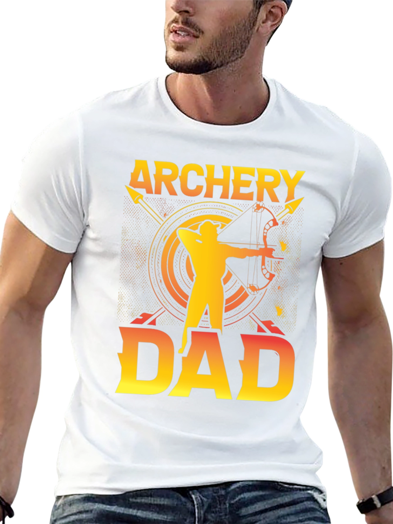 Camiseta Negra de Arquero - Regalo para Papá