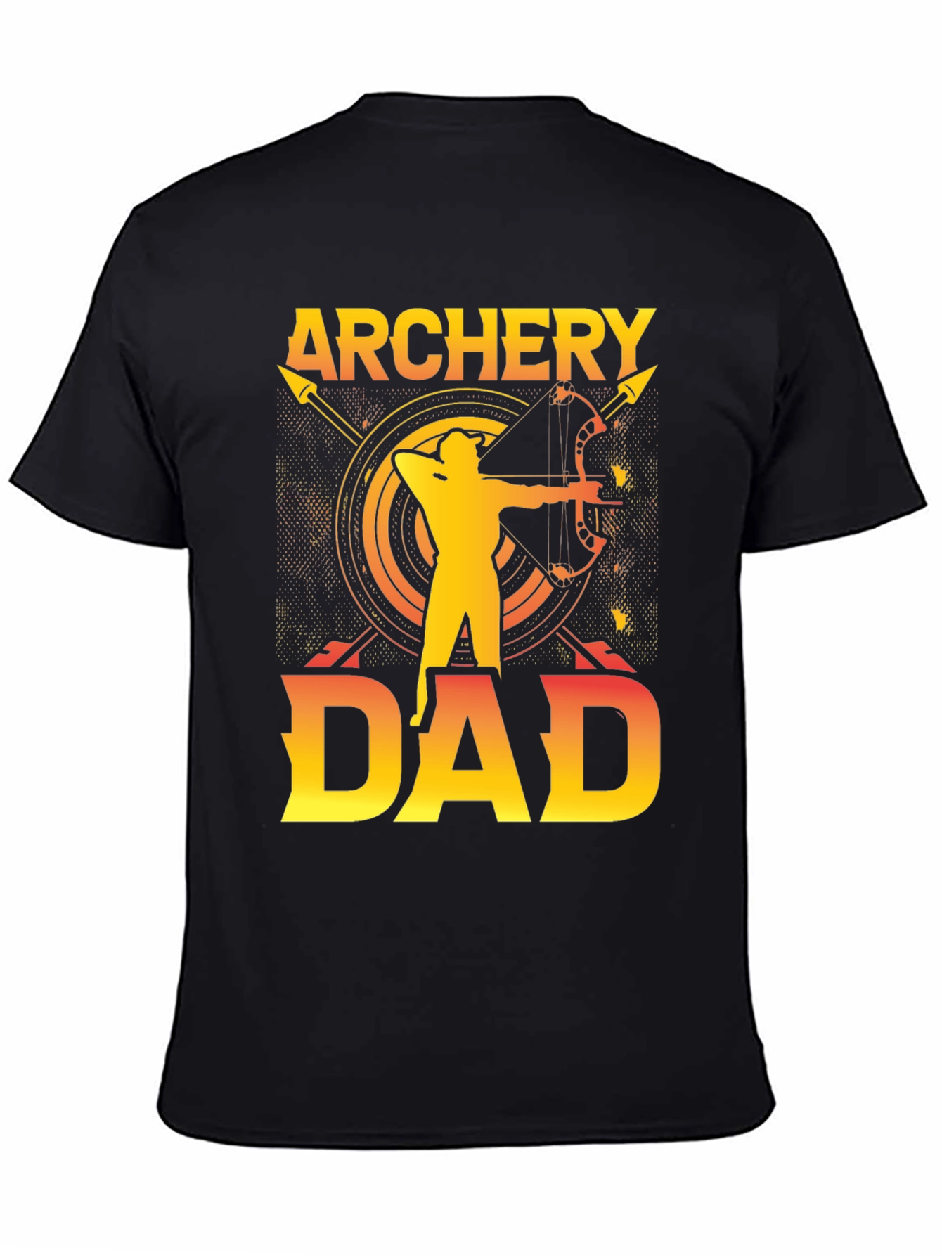 Camiseta Negra de Arquero - Regalo para Papá