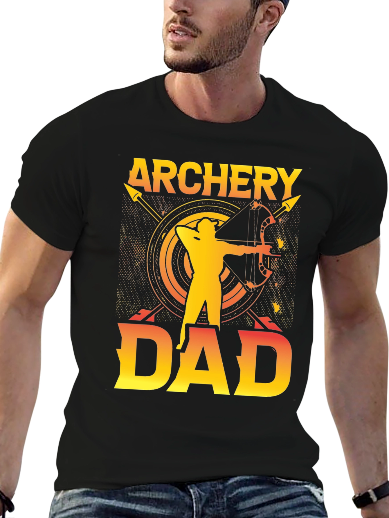 Camiseta Negra de Arquero - Regalo para Papá