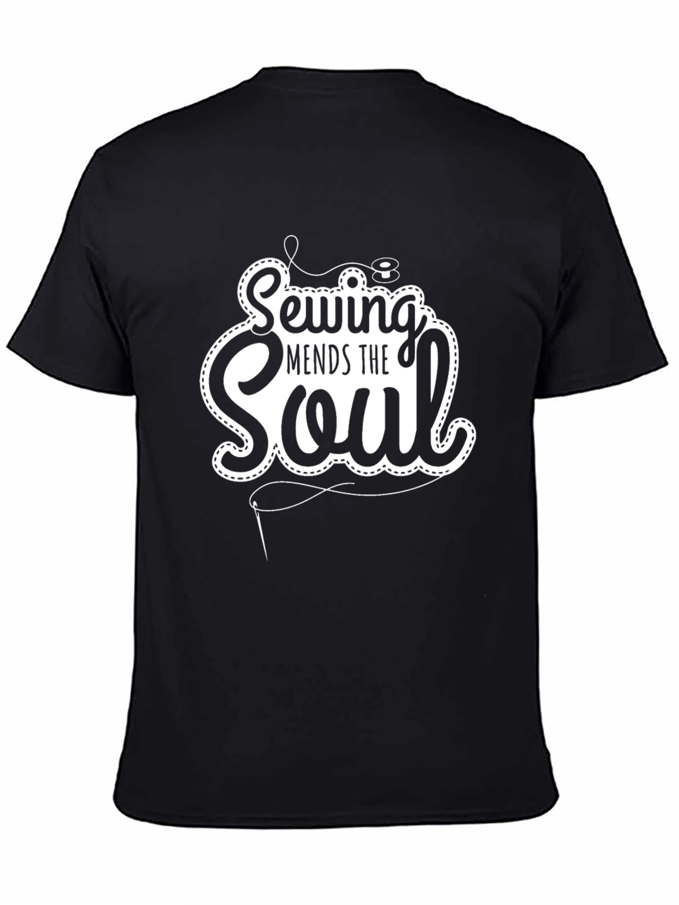 Camiseta Negra: Sewing Mends the Soul