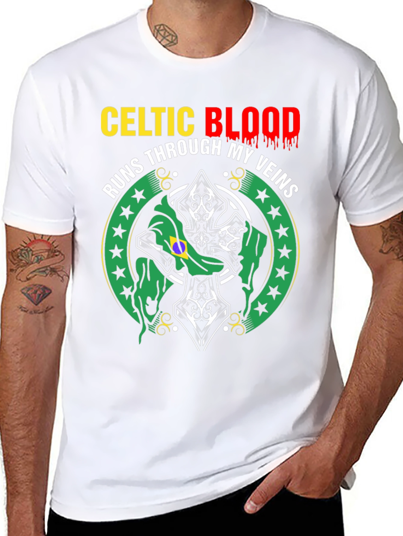 Camiseta Hombre: Sangre Celta en mis Venas
