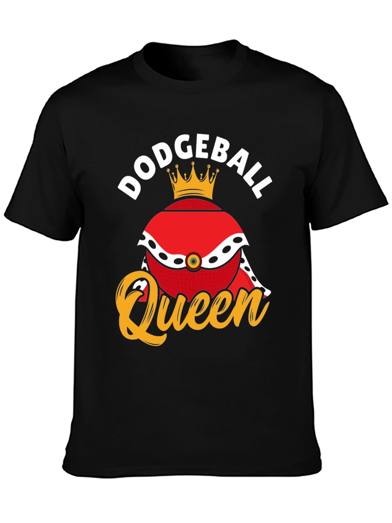 Camiseta Dodgeball Queen Negra