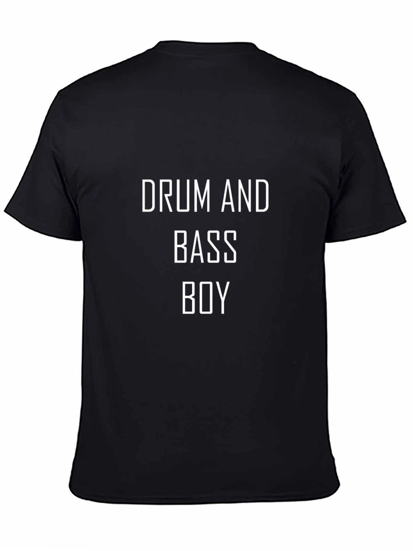 Camiseta Negra Drum and Bass Boy