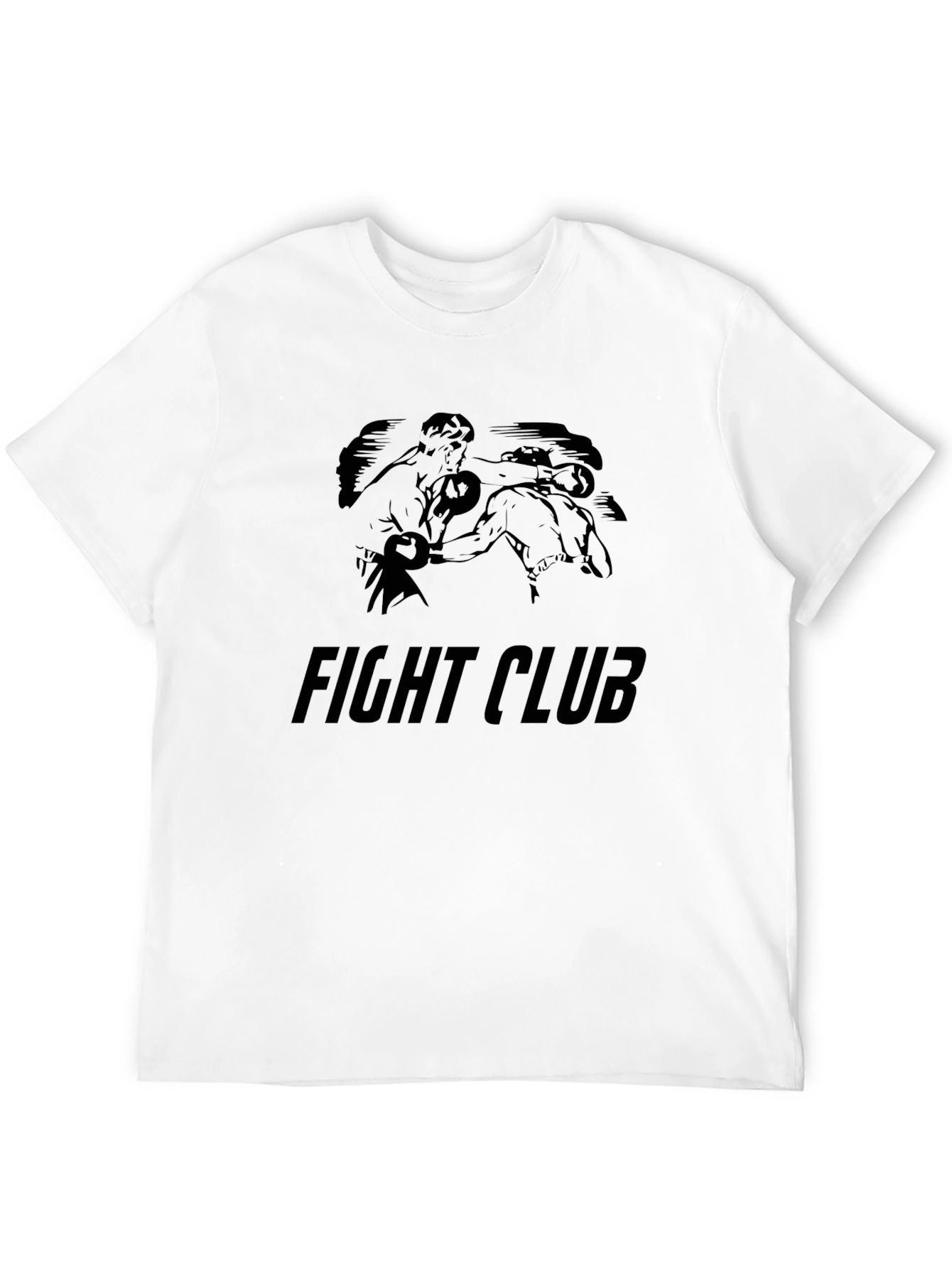 Camiseta Fight Club Negra Hombre