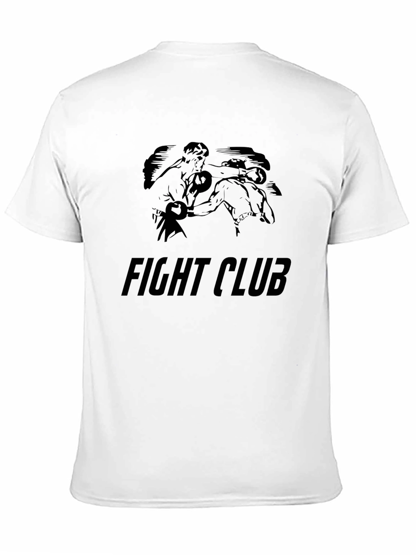 Camiseta Fight Club Negra Hombre