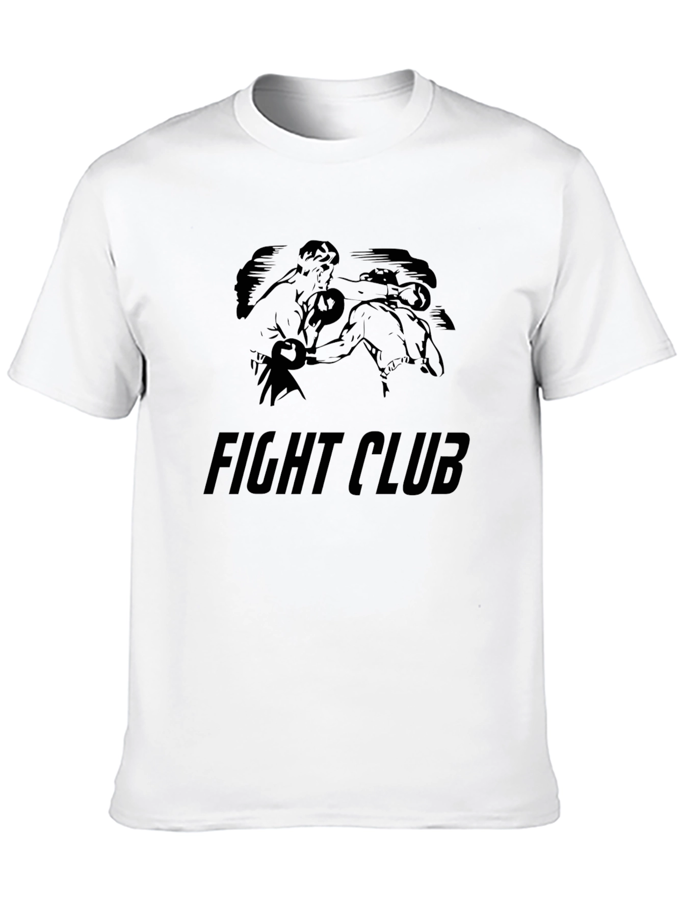 Camiseta Fight Club Negra Hombre