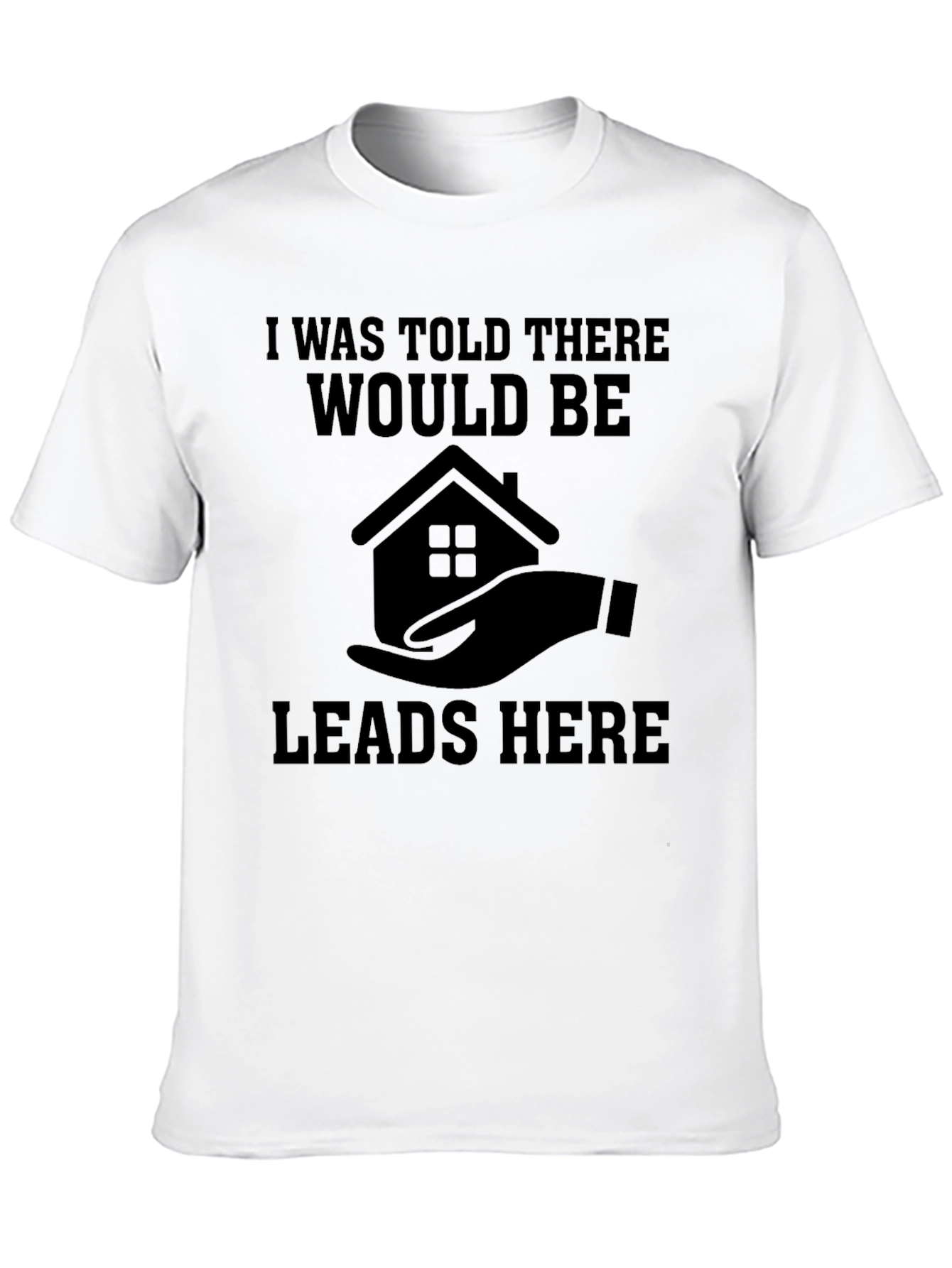 Camiseta Negra: ¡Leads Aquí!