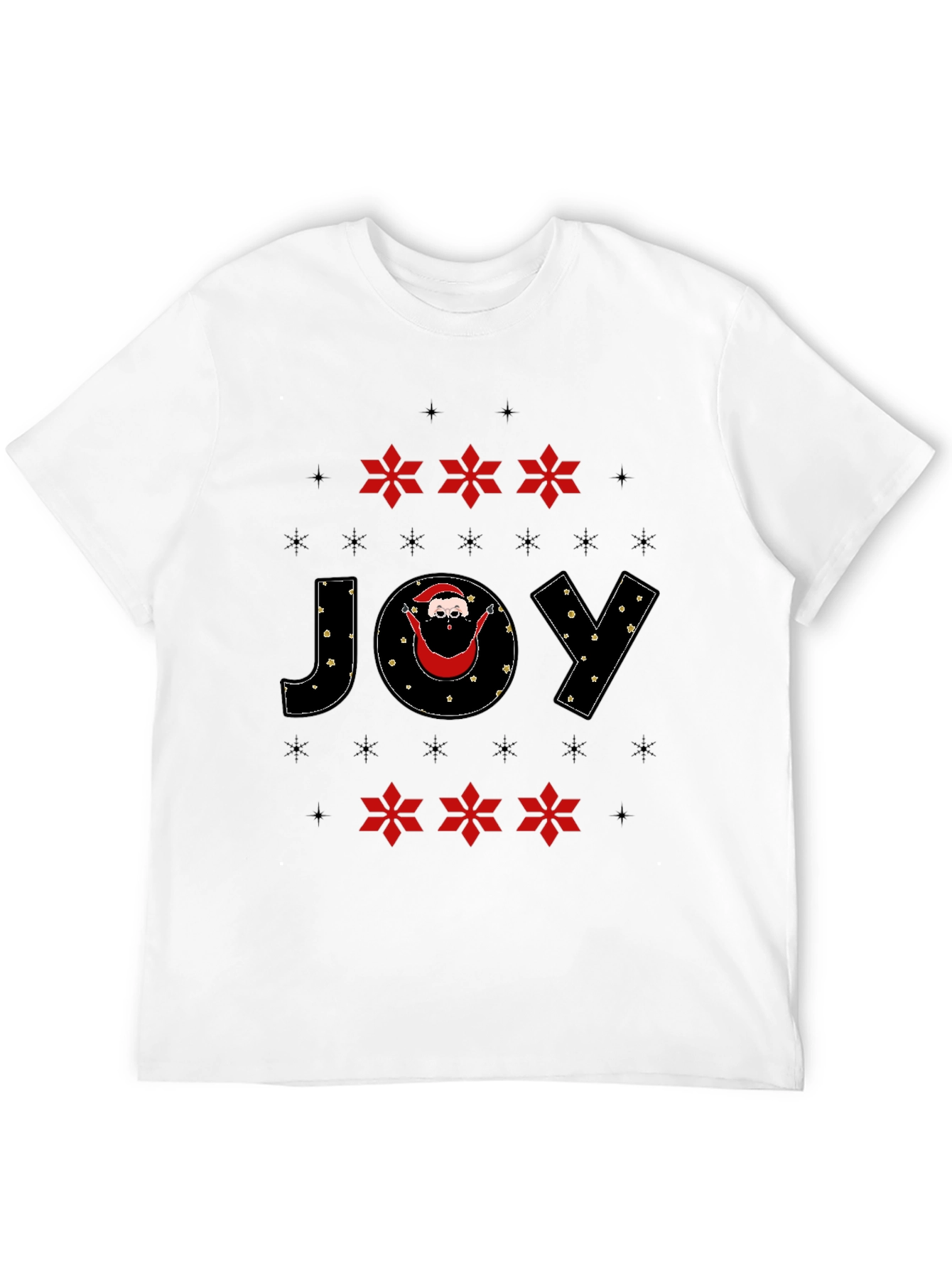Camiseta Navideña Alegría Santa Claus